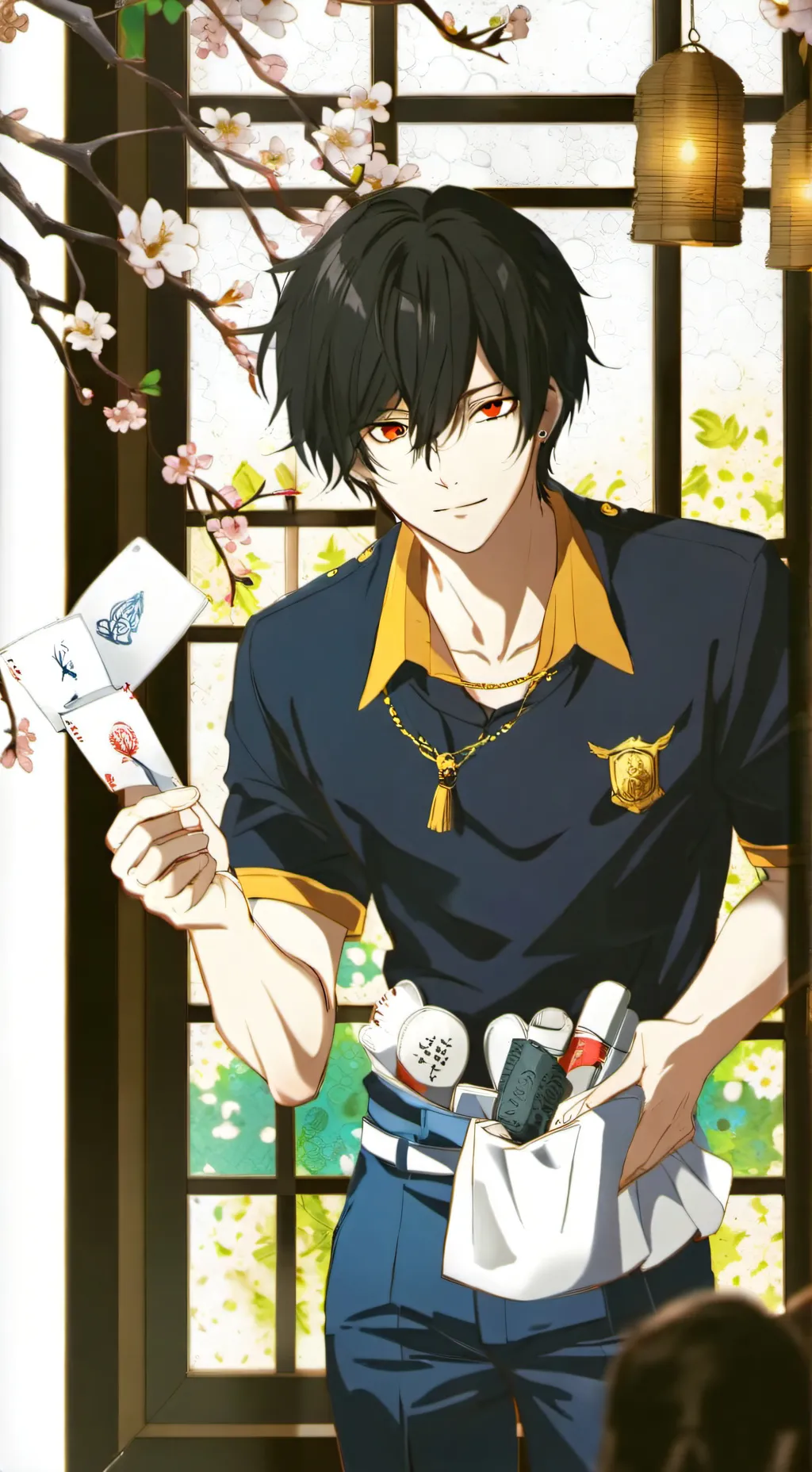 ai character: el hijo de kakashi background