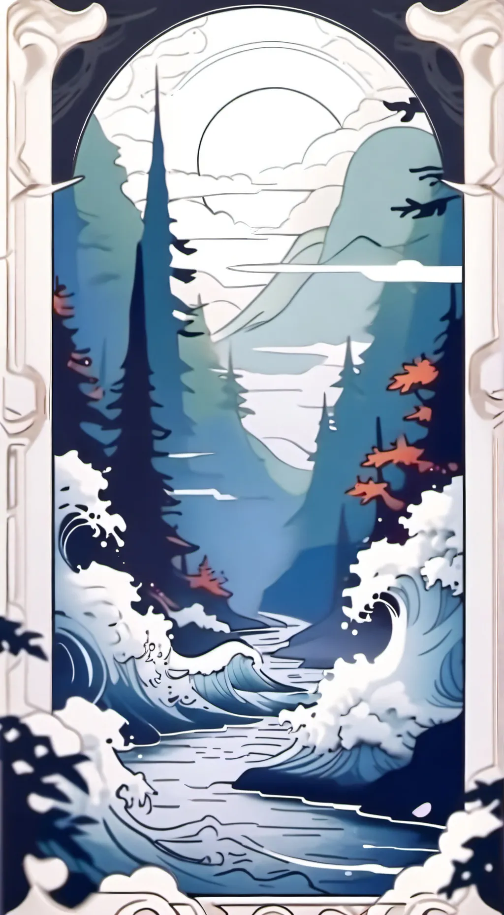 ai character: sprunki T or D background