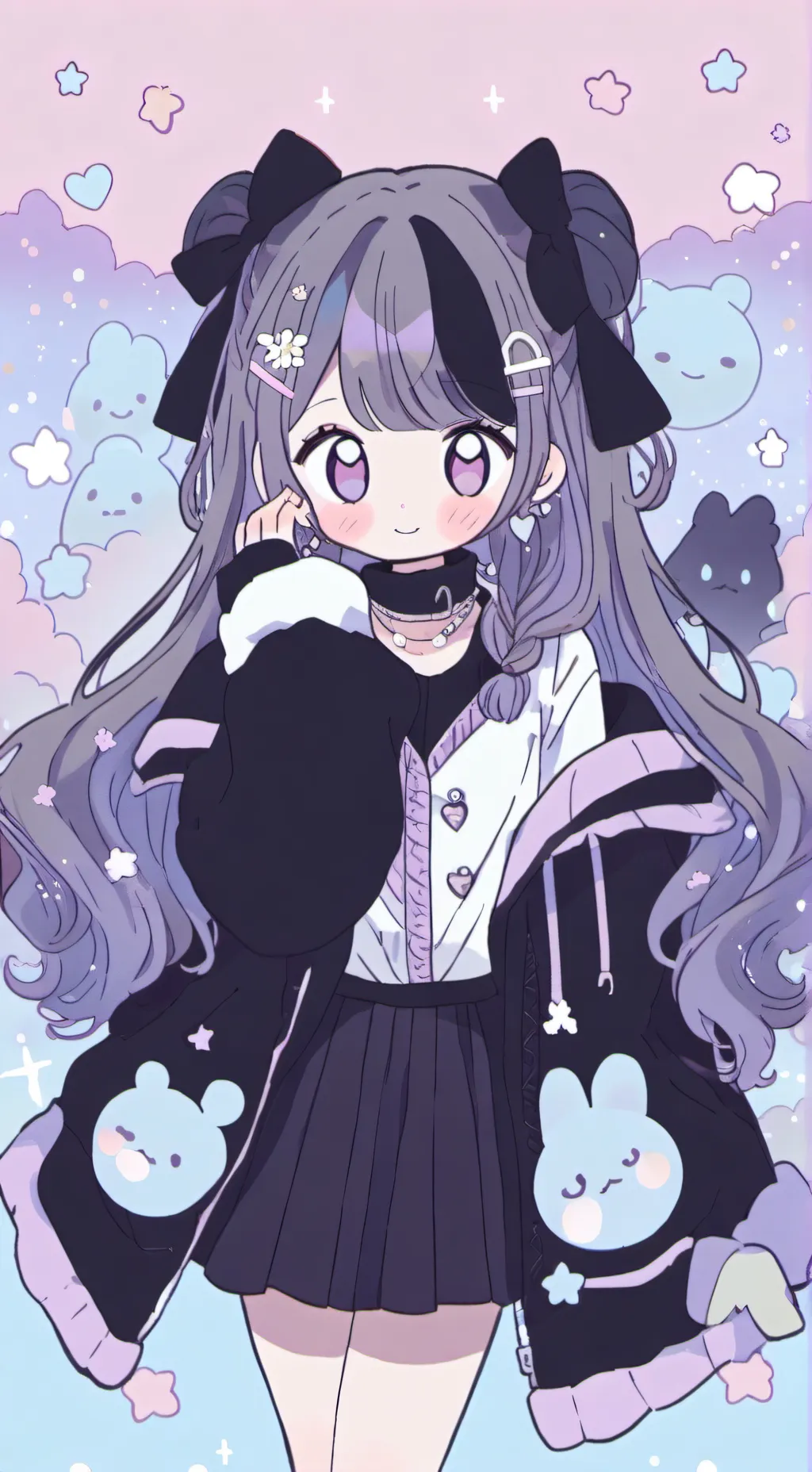 ai character: LUNA background