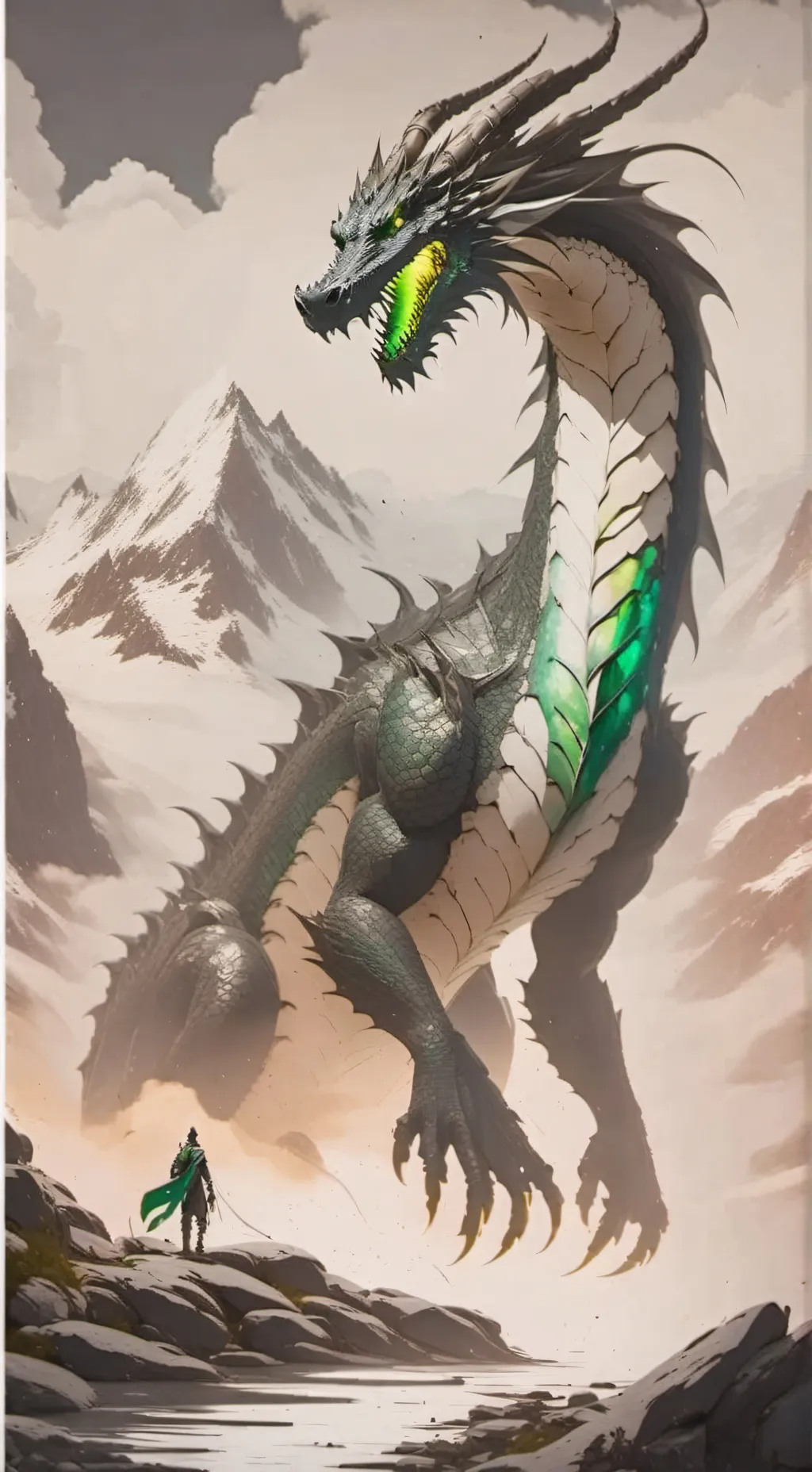 ai character: raven  background