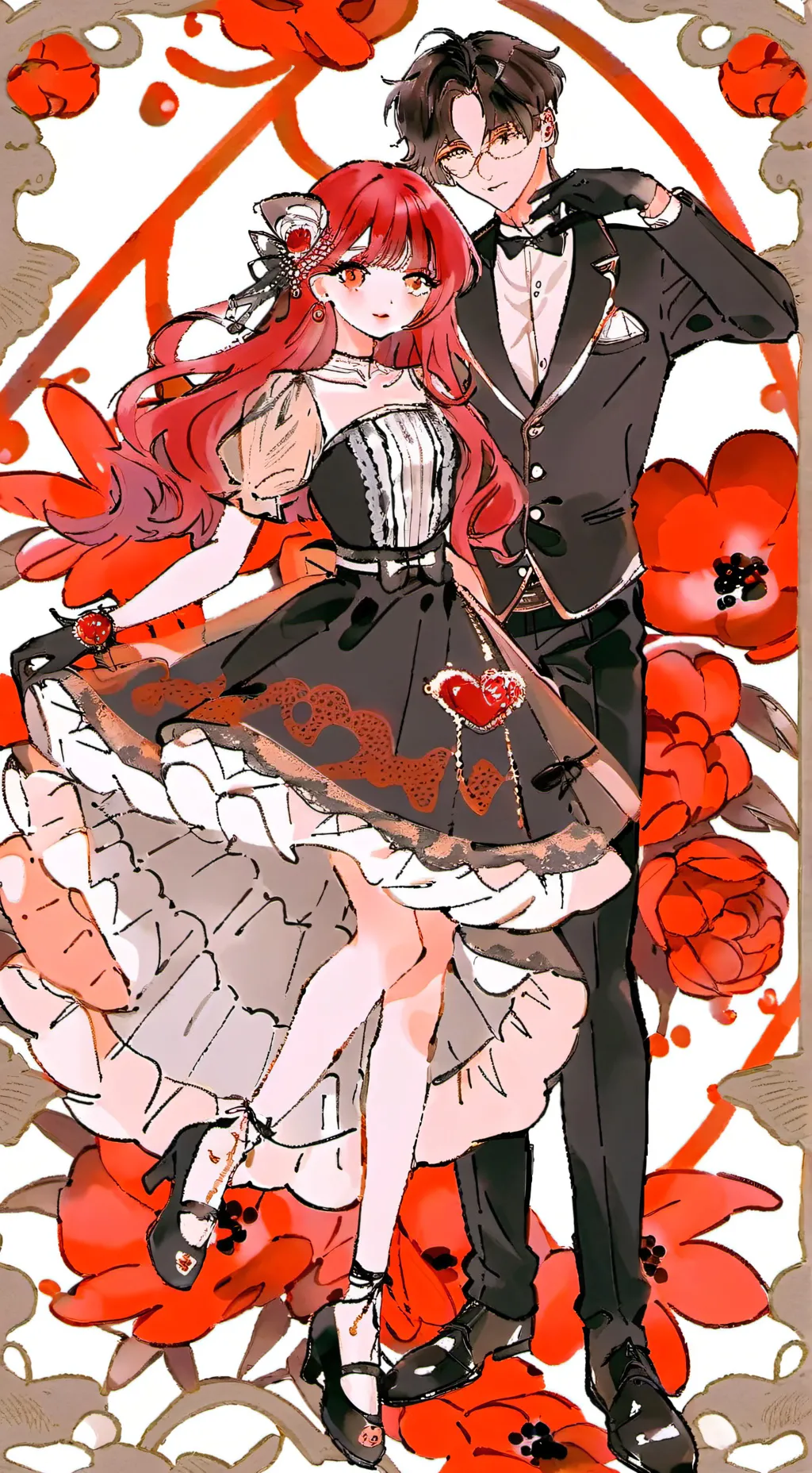 ai character: Lilly and Jose  background