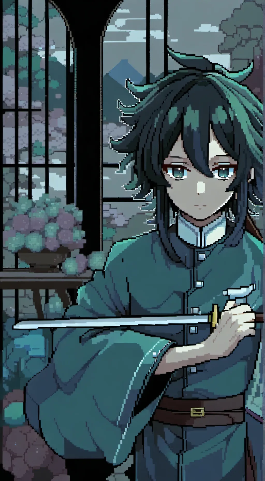 ai character: Muichirō Tokito background