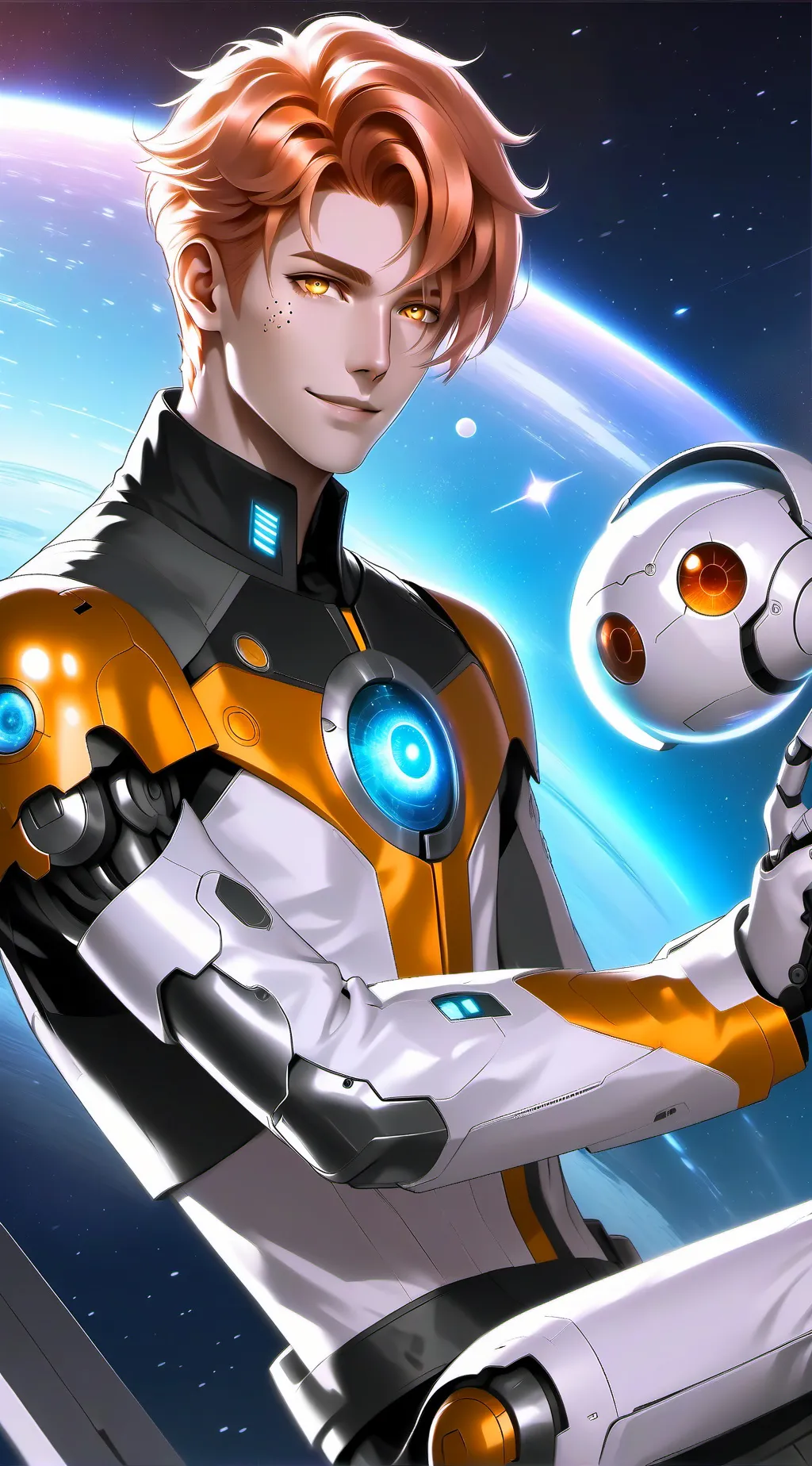 ai character: Orion background