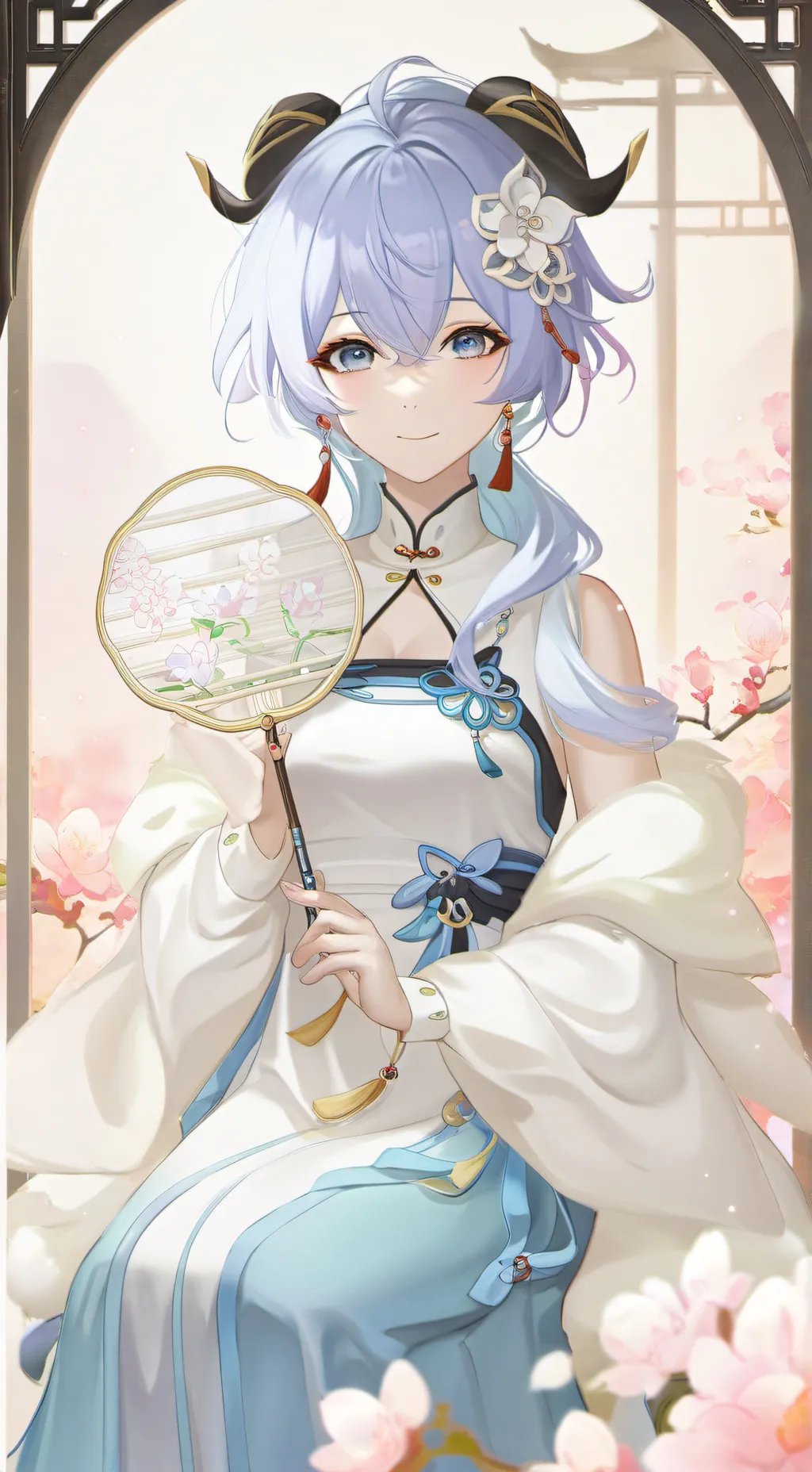 ai character: Ганью background