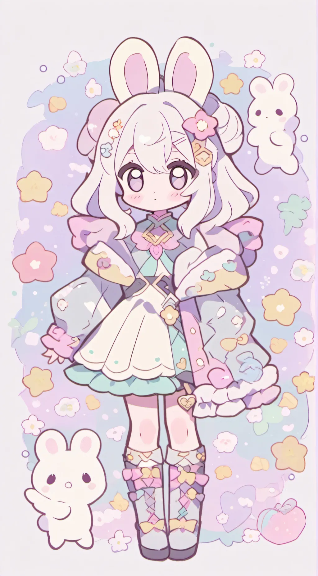 ai character: Vicky background