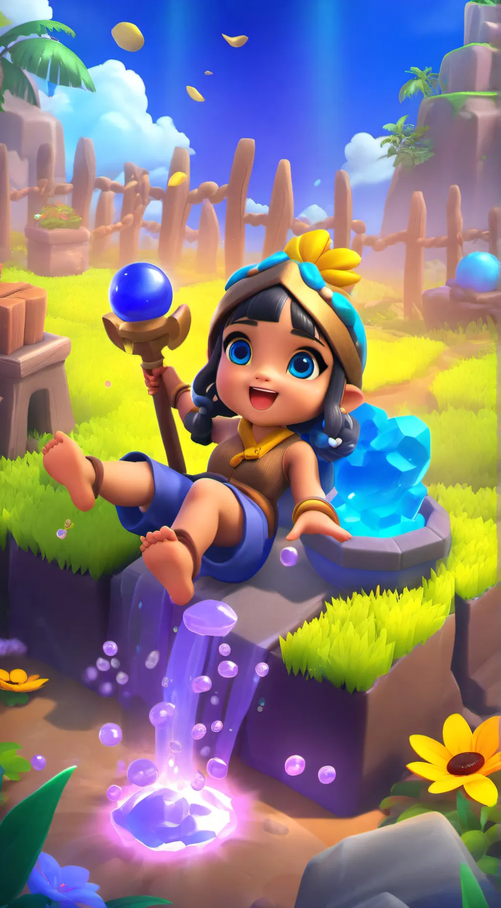 ai character: Games background