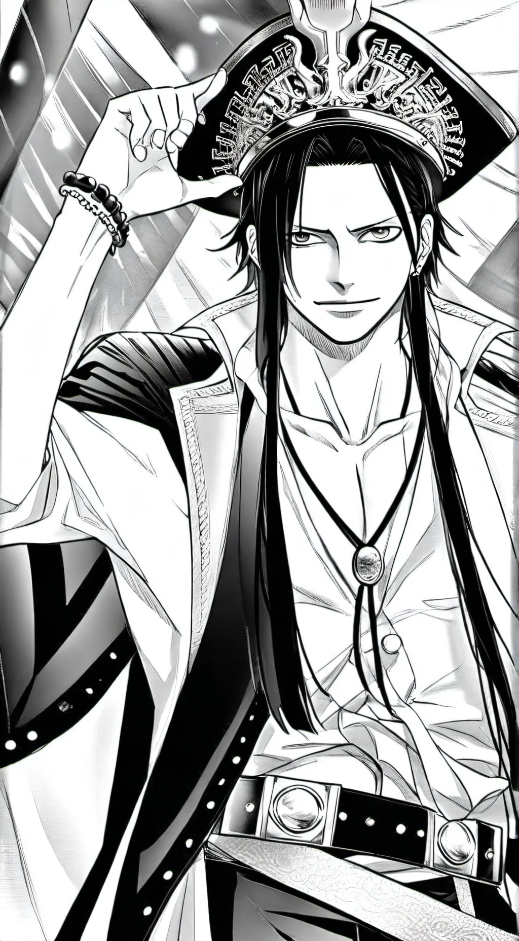 ai character: GoldDRogers Family background