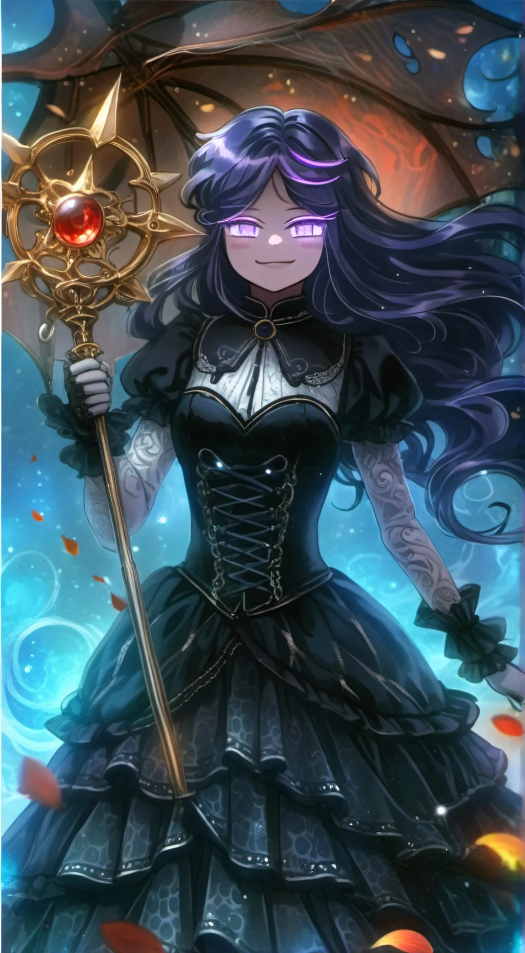 ai character: dark Cacao DRUNK?! background