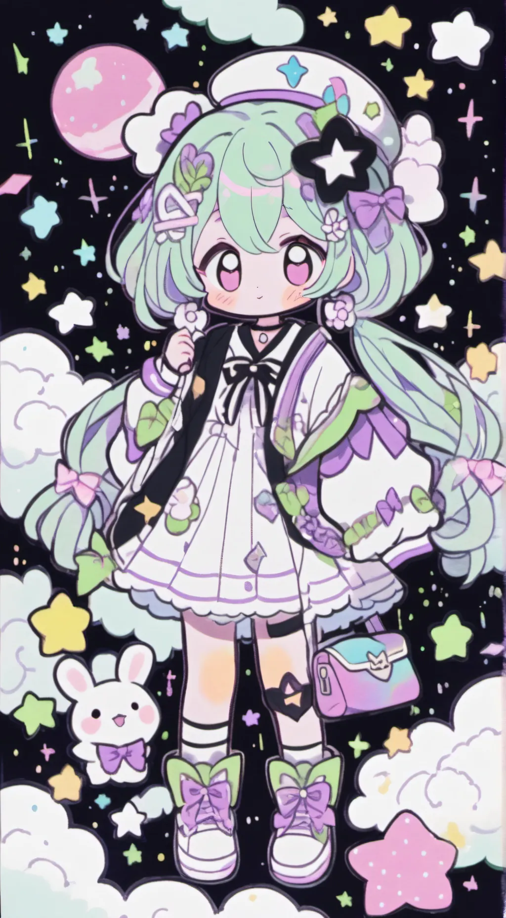 ai character: Dw hates pick me background