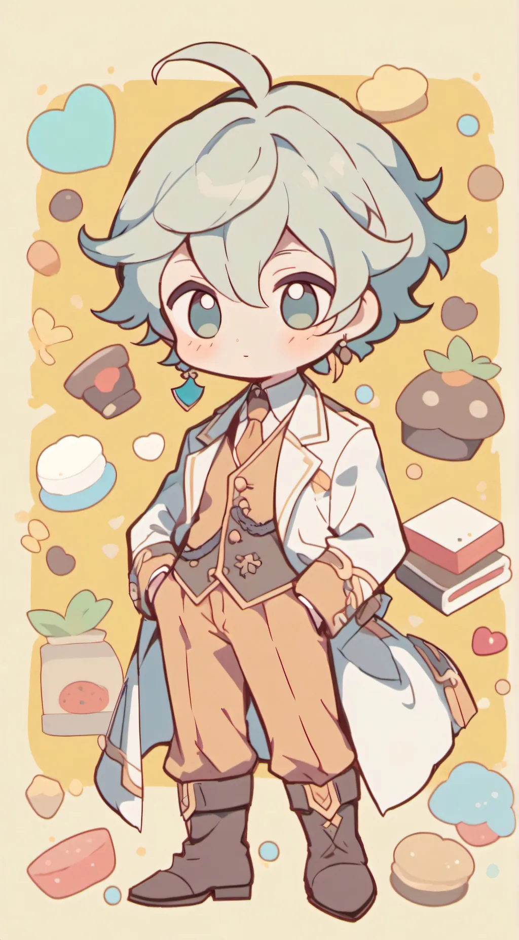 ai character: ☁️pilier nuage☁️ background