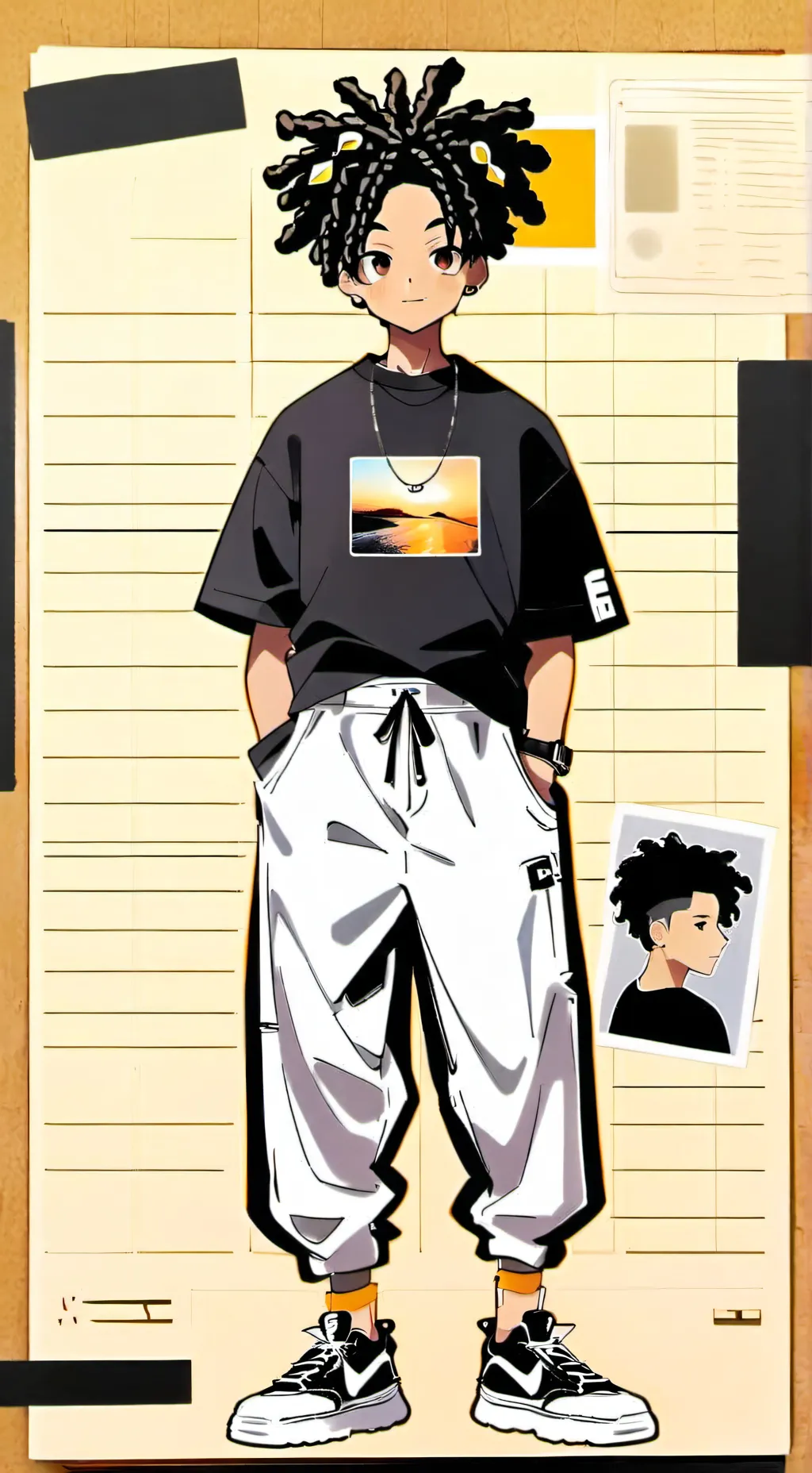 ai character: Max background