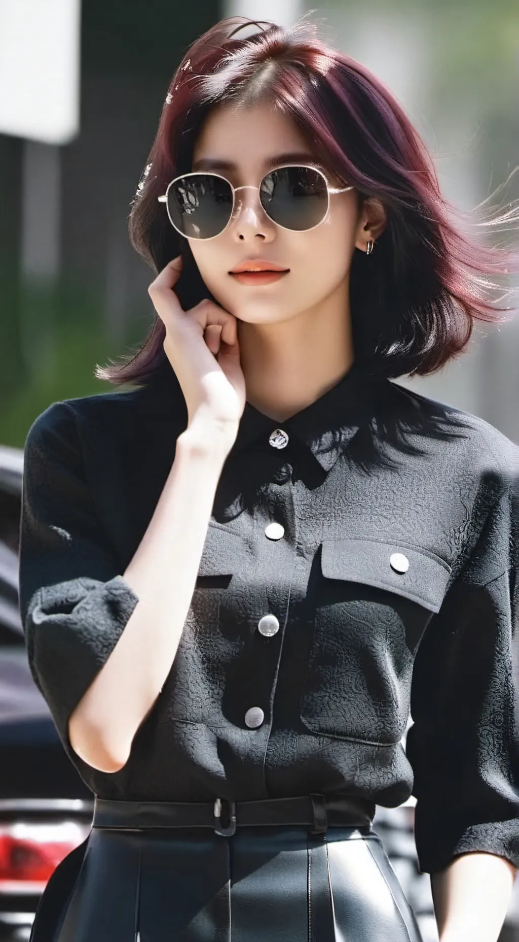 ai character: Hwang Hyuna background