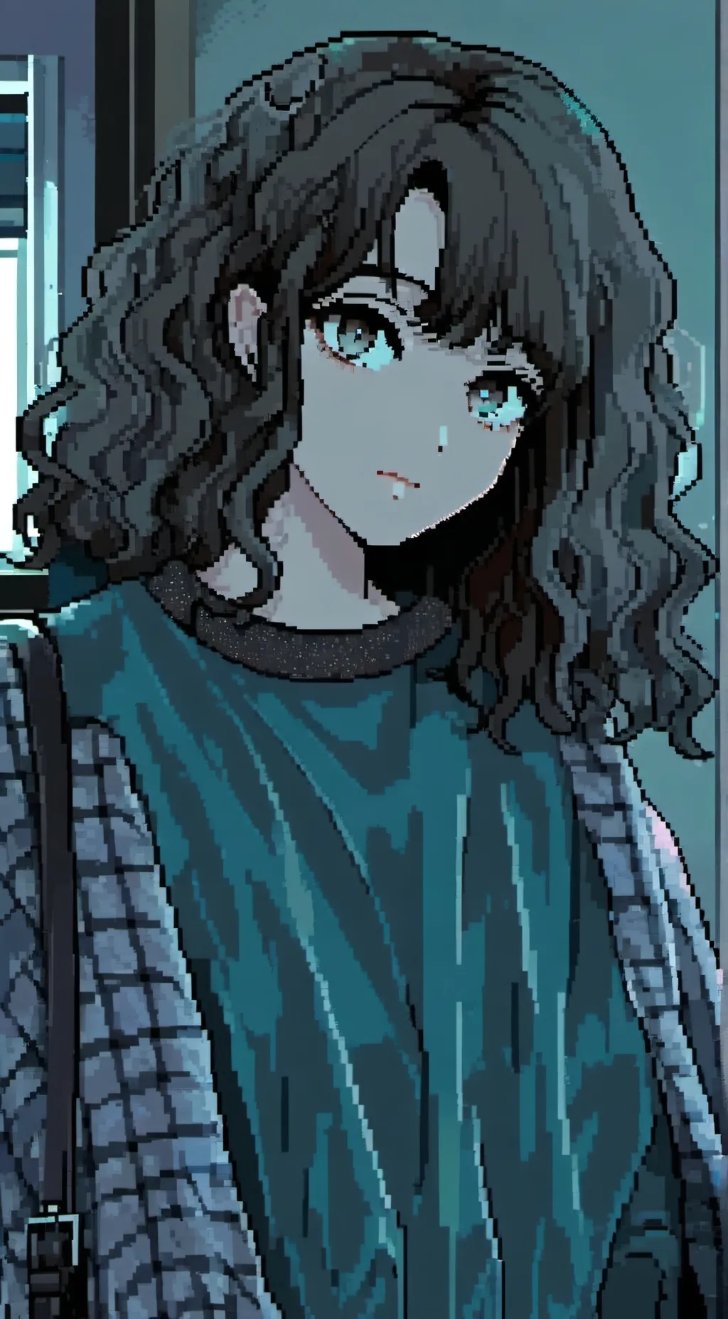 ai character: Angie  background