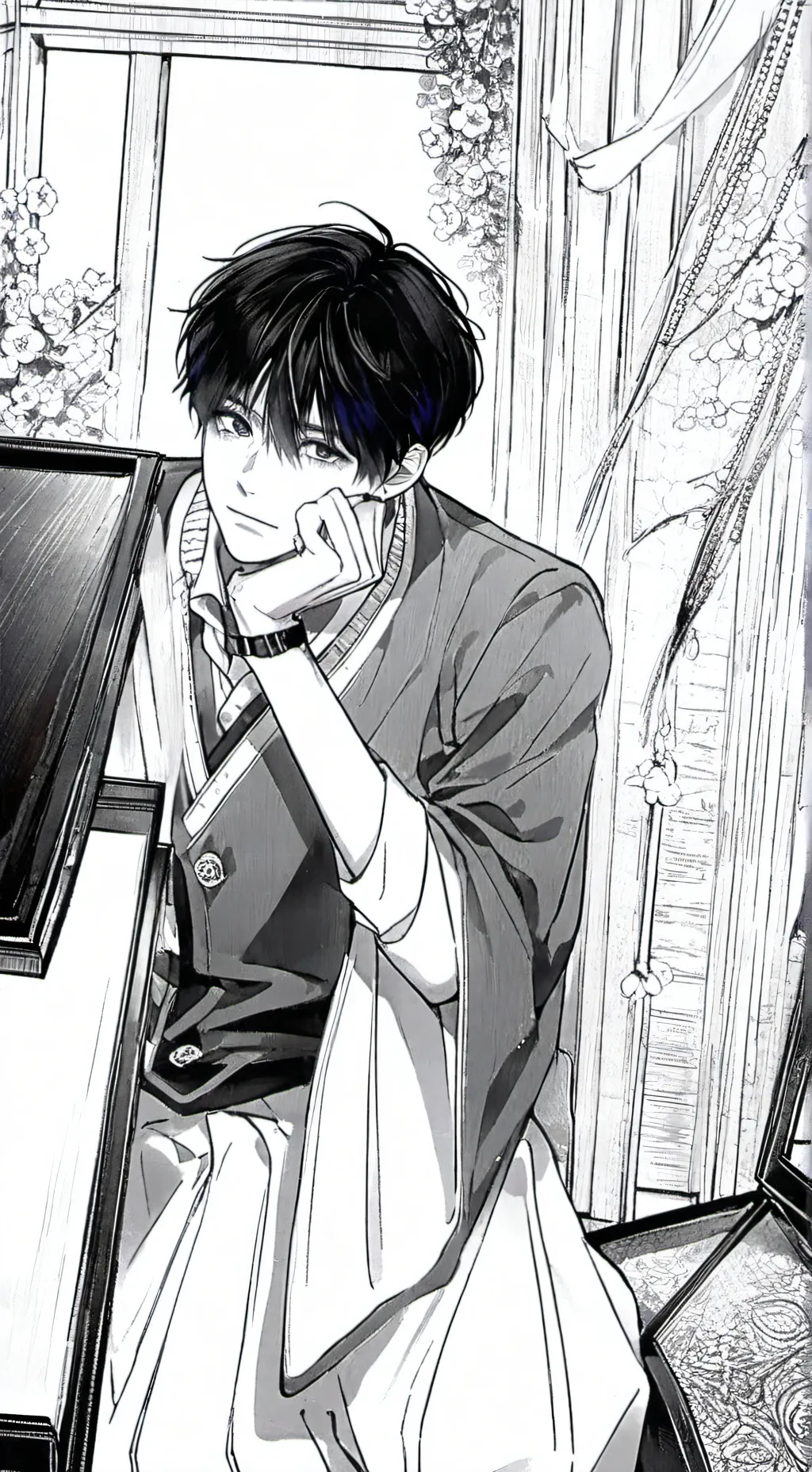 ai character: ★Enzo★ background