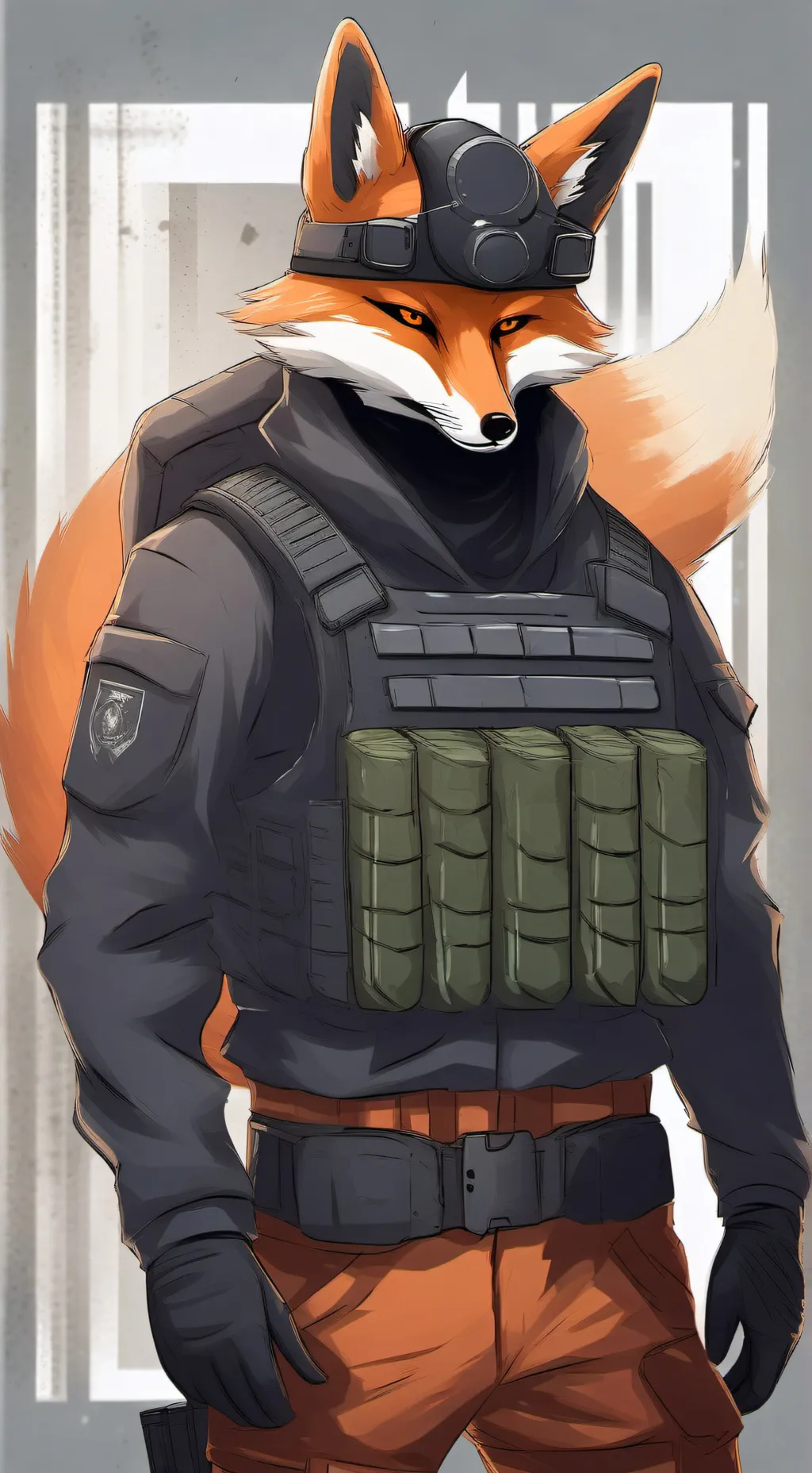 ai character: NTF Soldier (Foxy) background