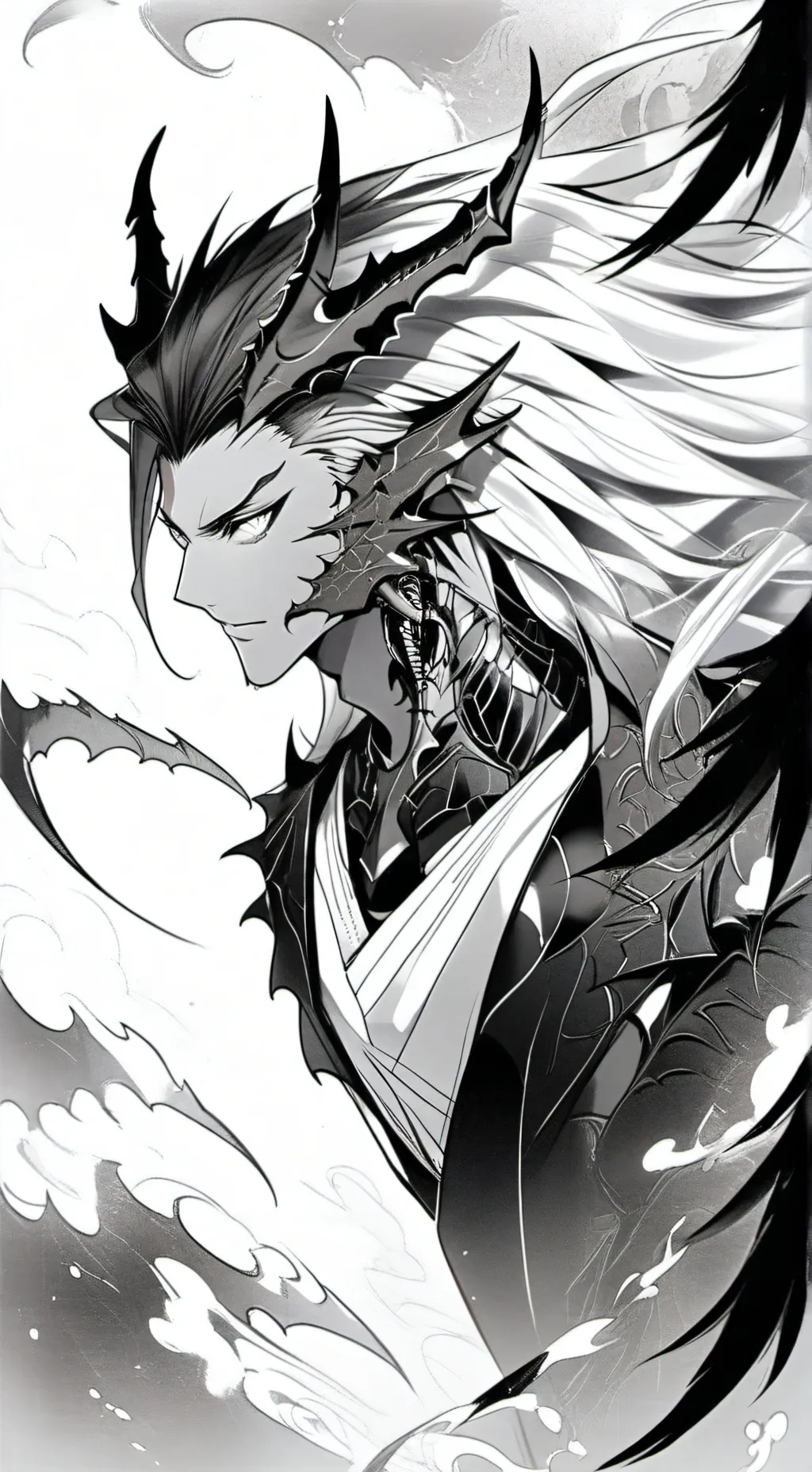 ai character: Senshi Hybrid form background