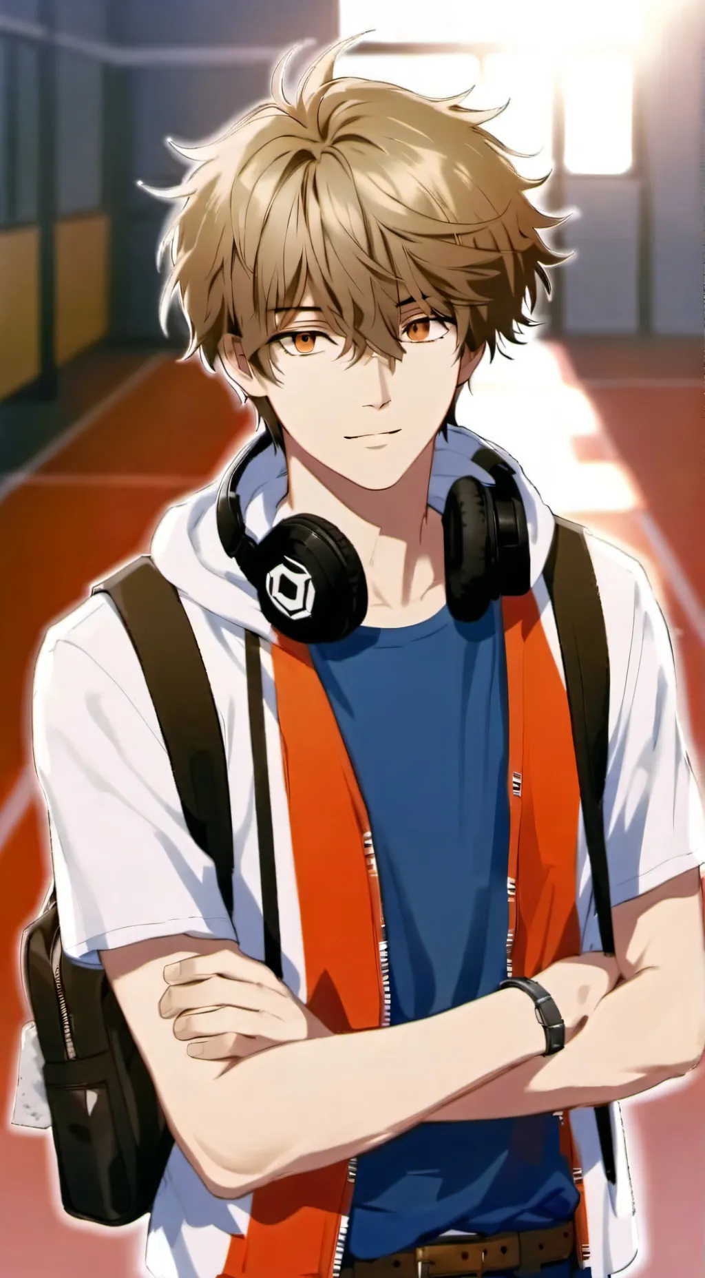 ai character: Brian + School background