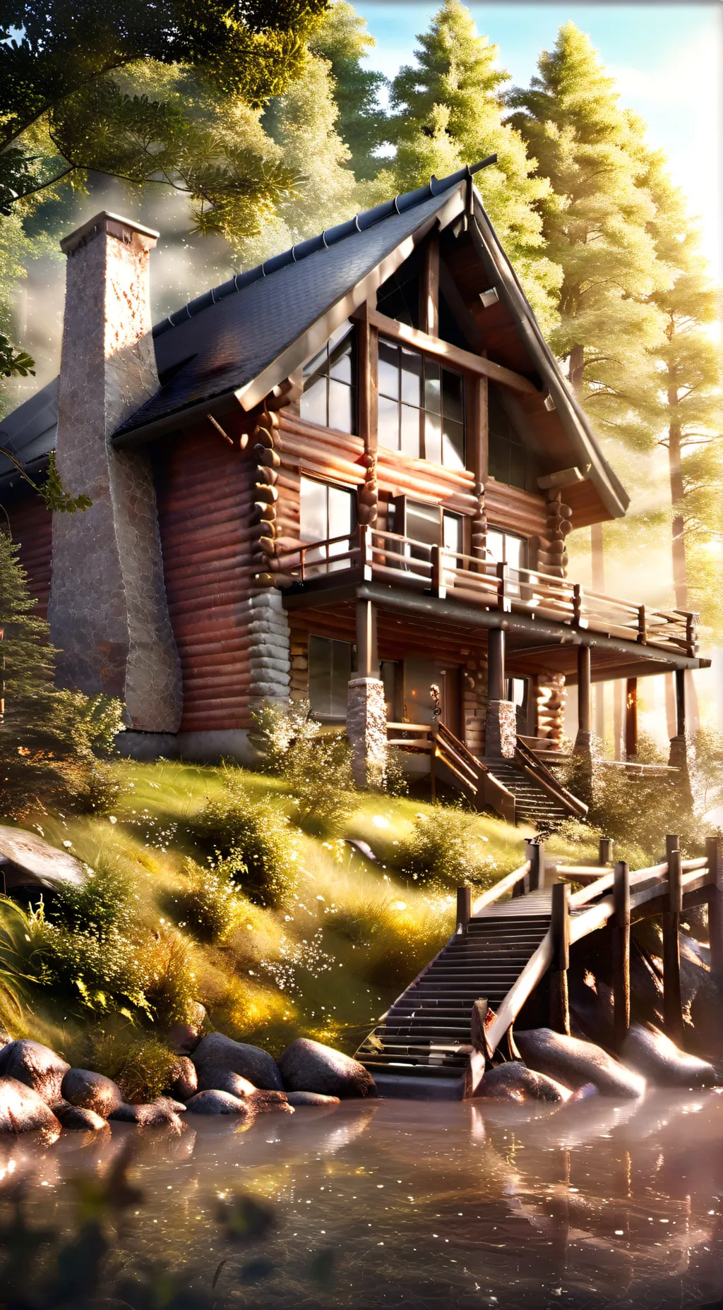 ai character: Oxenfree background