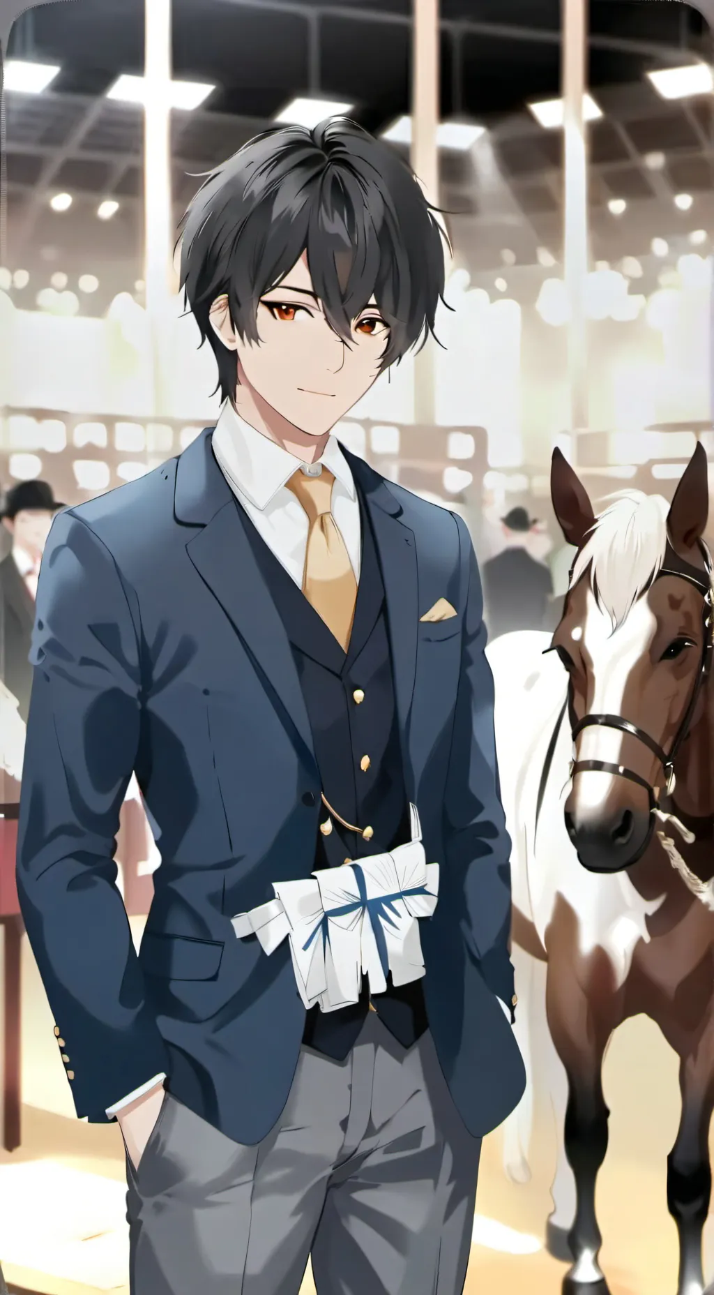 ai character: Mha auction background