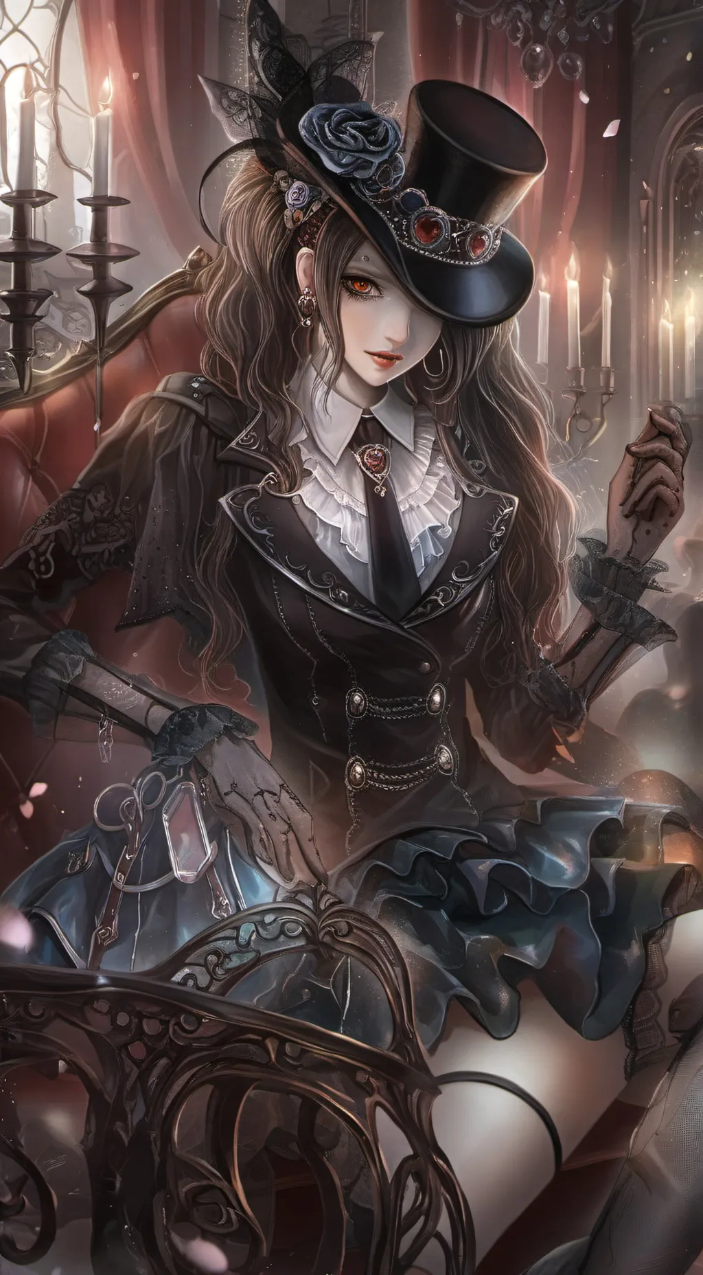 ai character: Twisted glisten!!! background