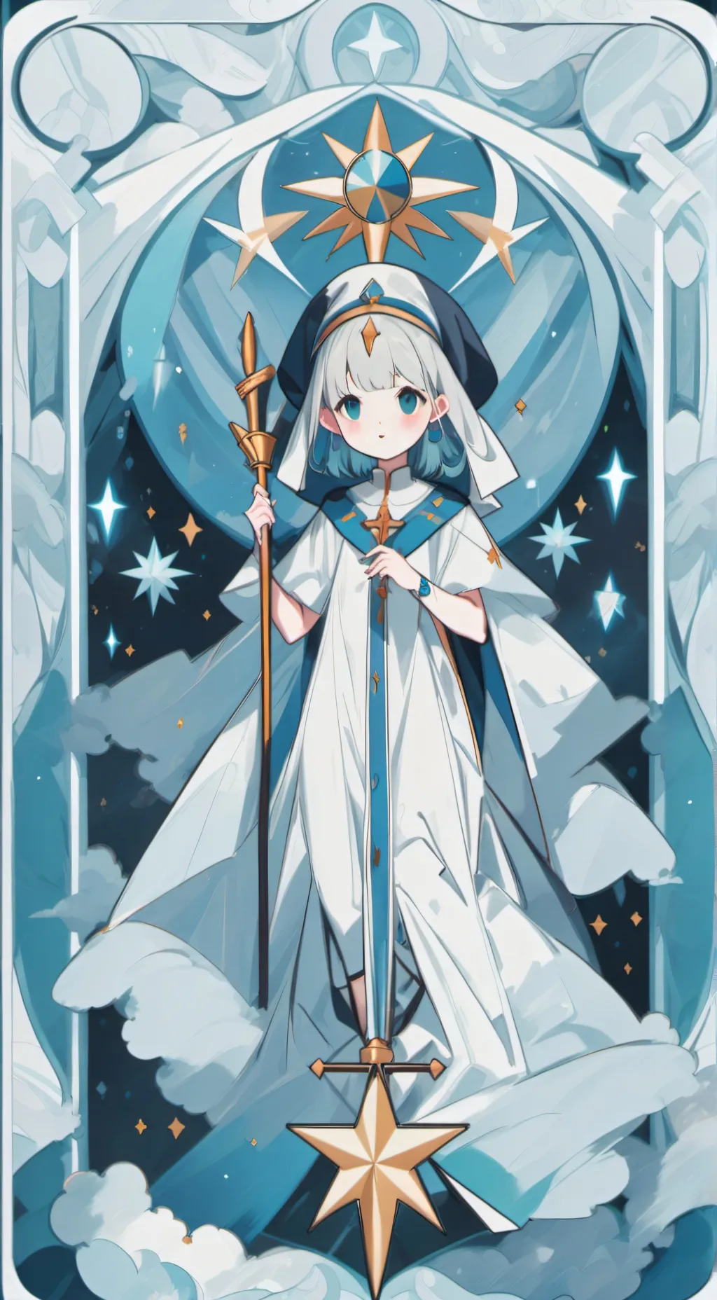 ai character: Cosmo X sprout  background