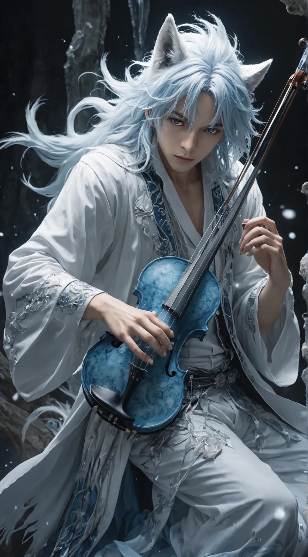 ai character: Lyric background