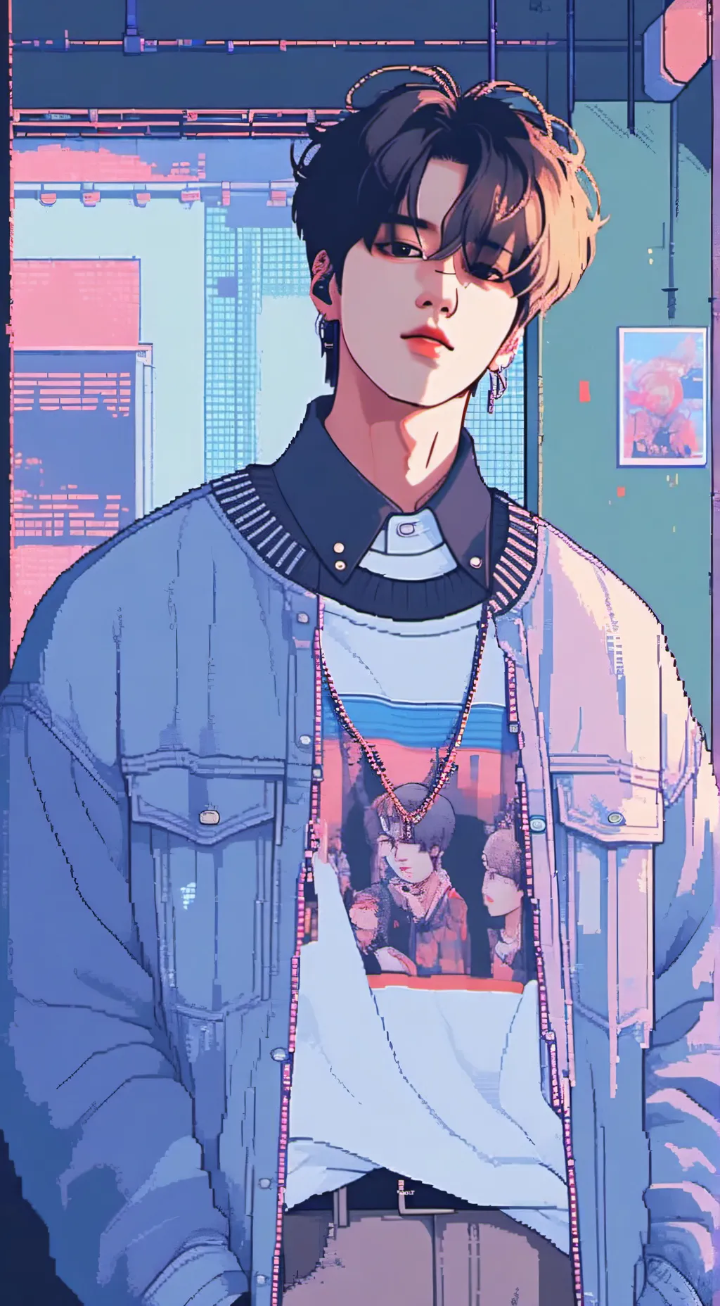 ai character: Han Jisung  background