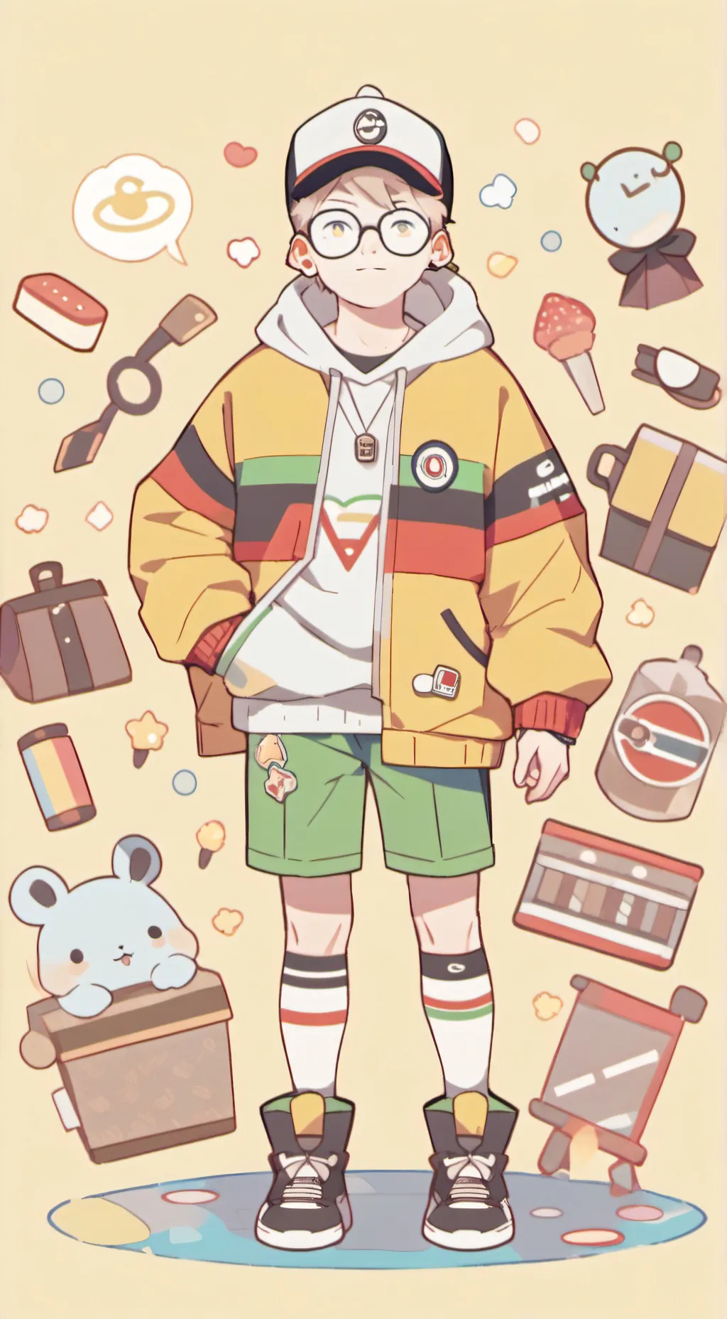 ai character: Elwenn  background