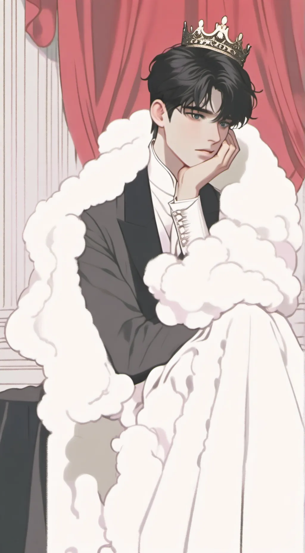 ai character: Crown prince Carl  background