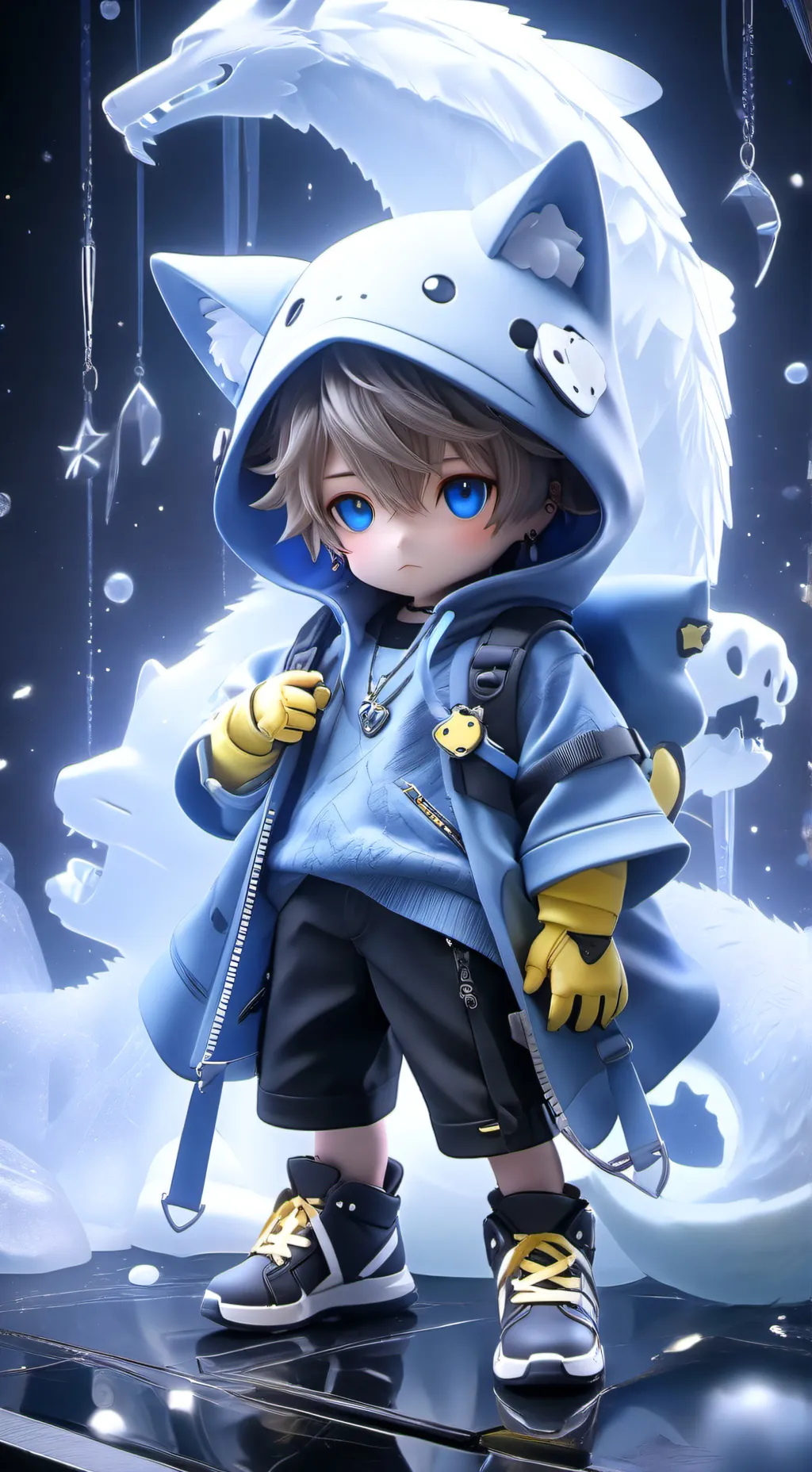 ai character: Neko-Noob background