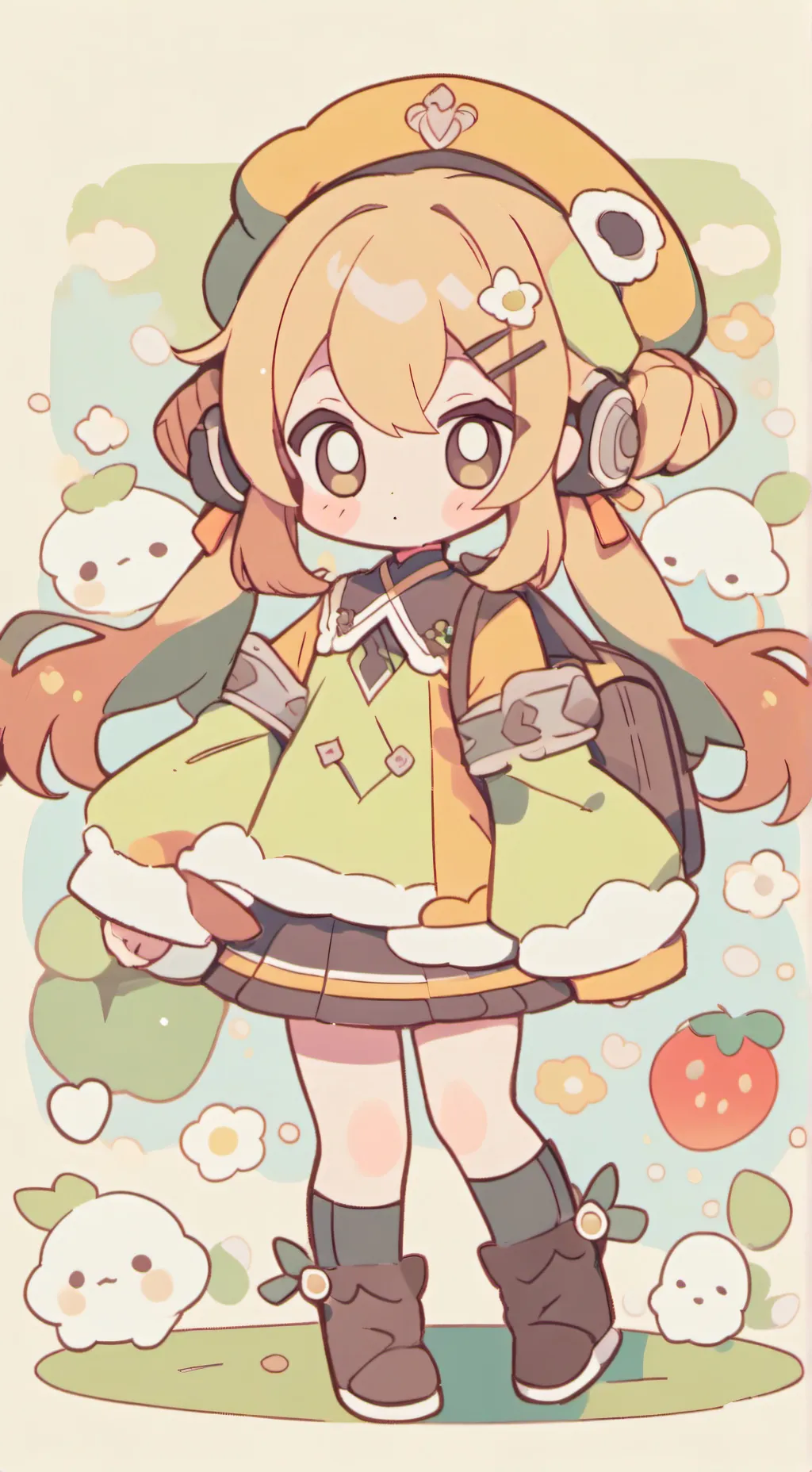 ai character: Dw found you! background