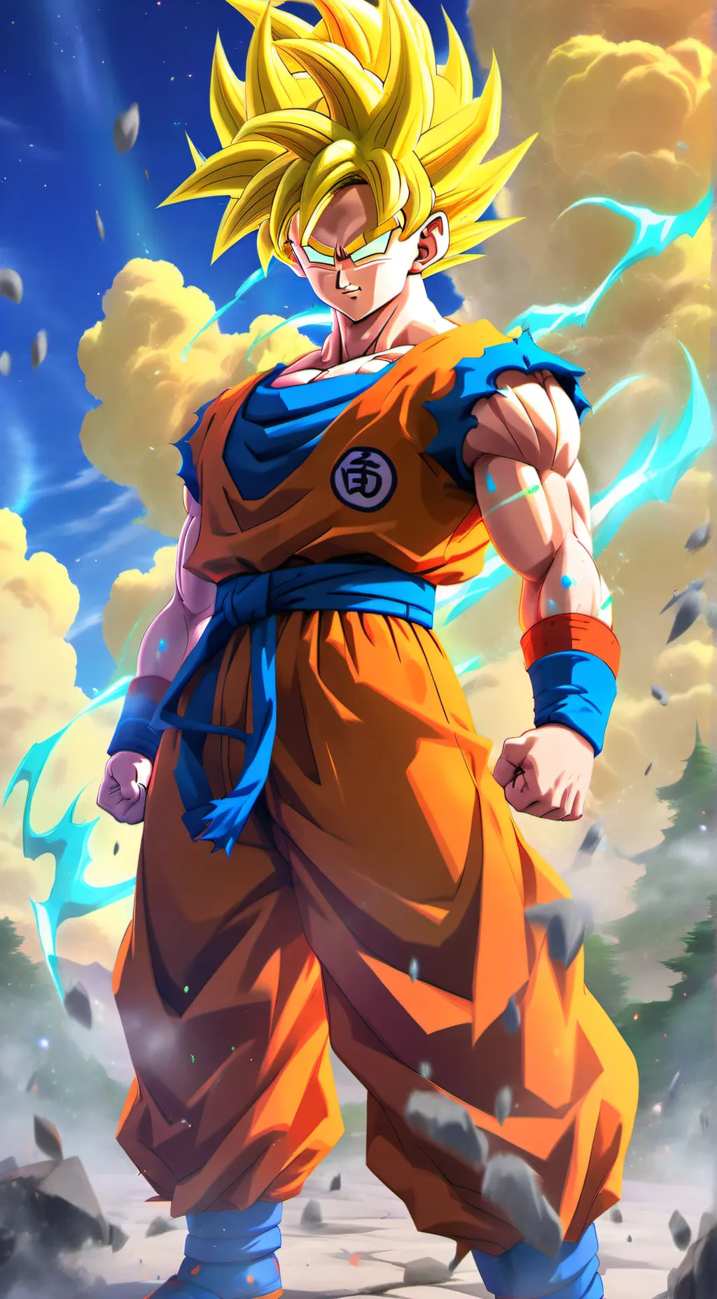 ai character: goku background