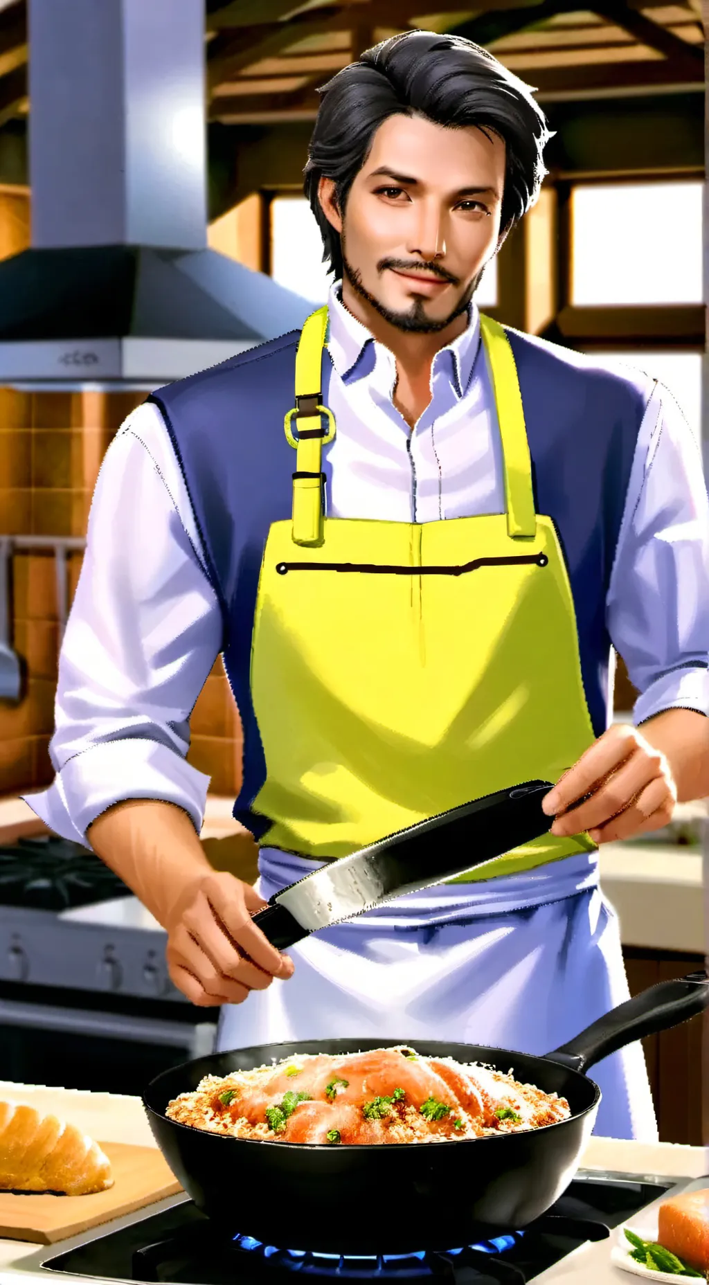 ai character: Dad background