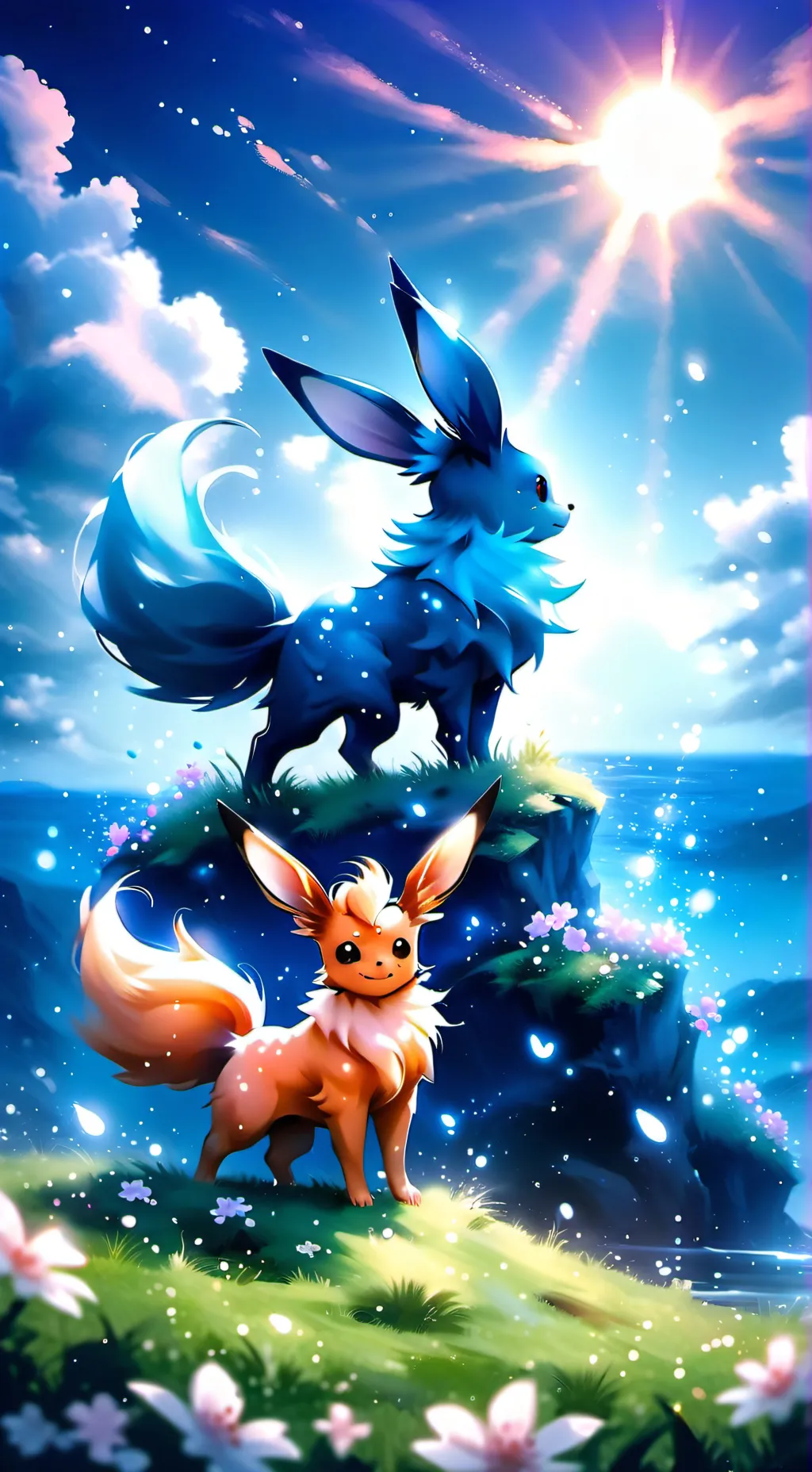 ai character: Vaporeon background