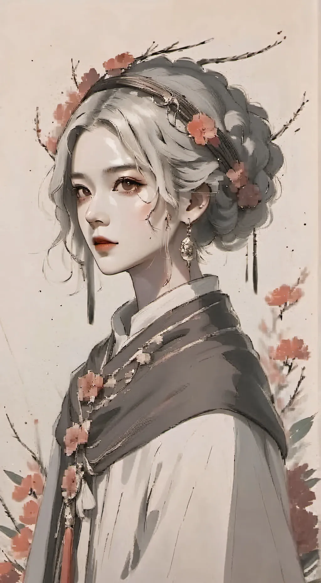 ai character: Alexa the flower background