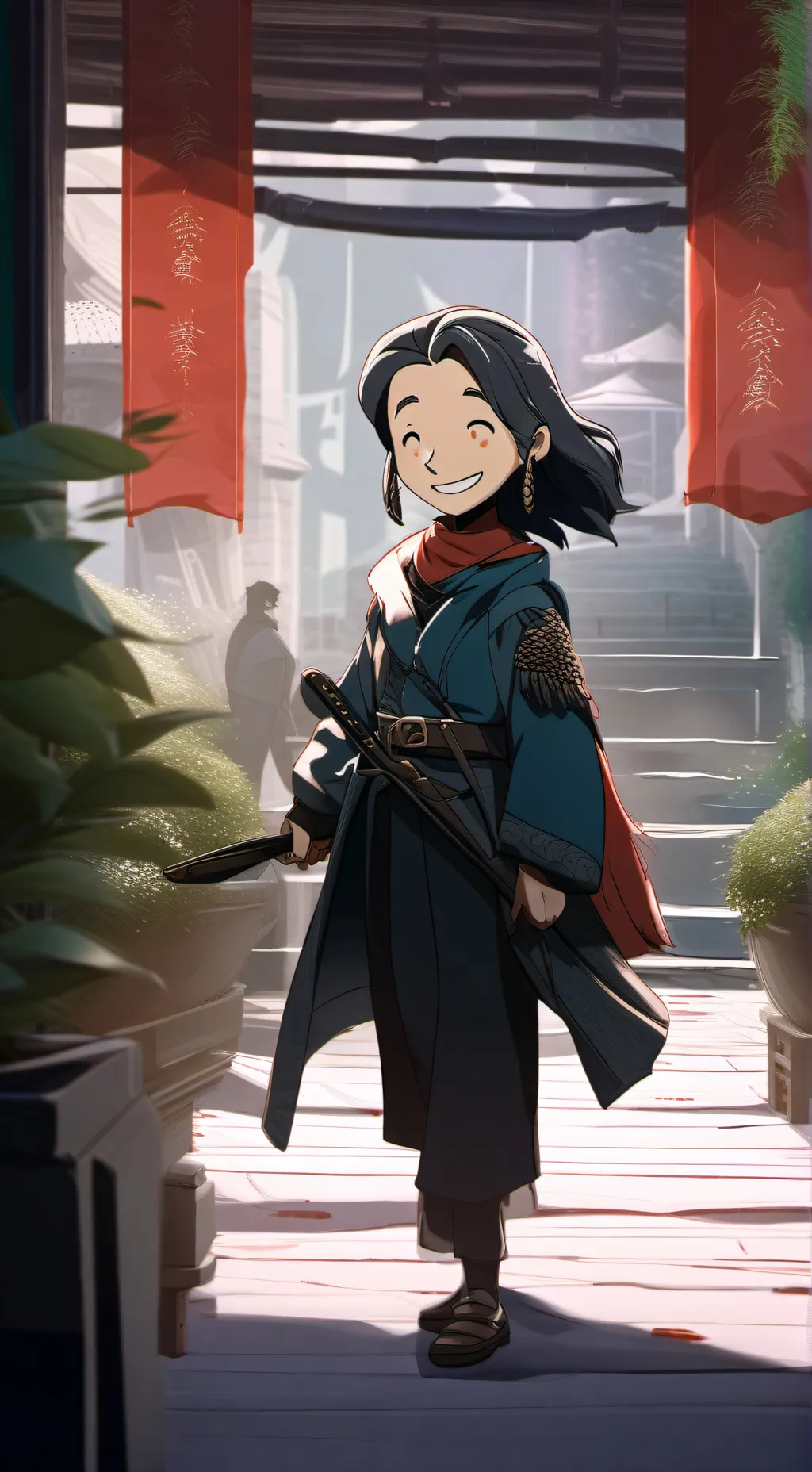 ai character: muguette background