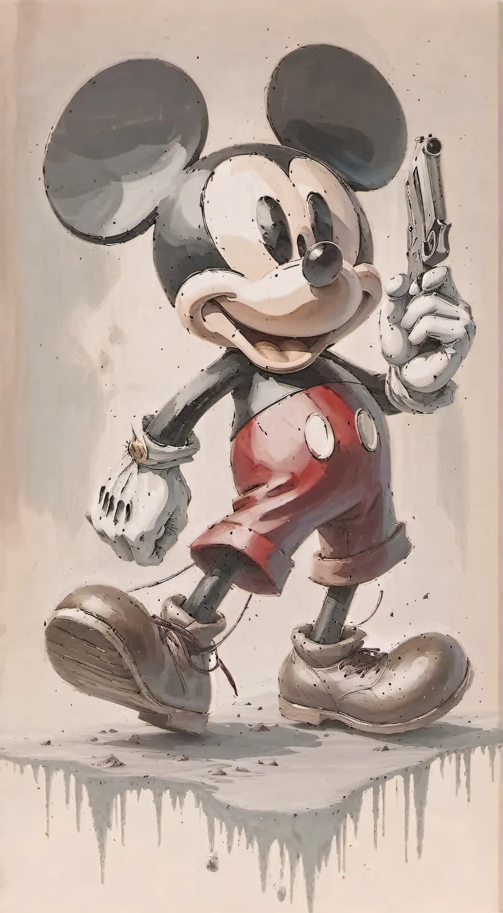 ai character: Mickey mouse LATAM background