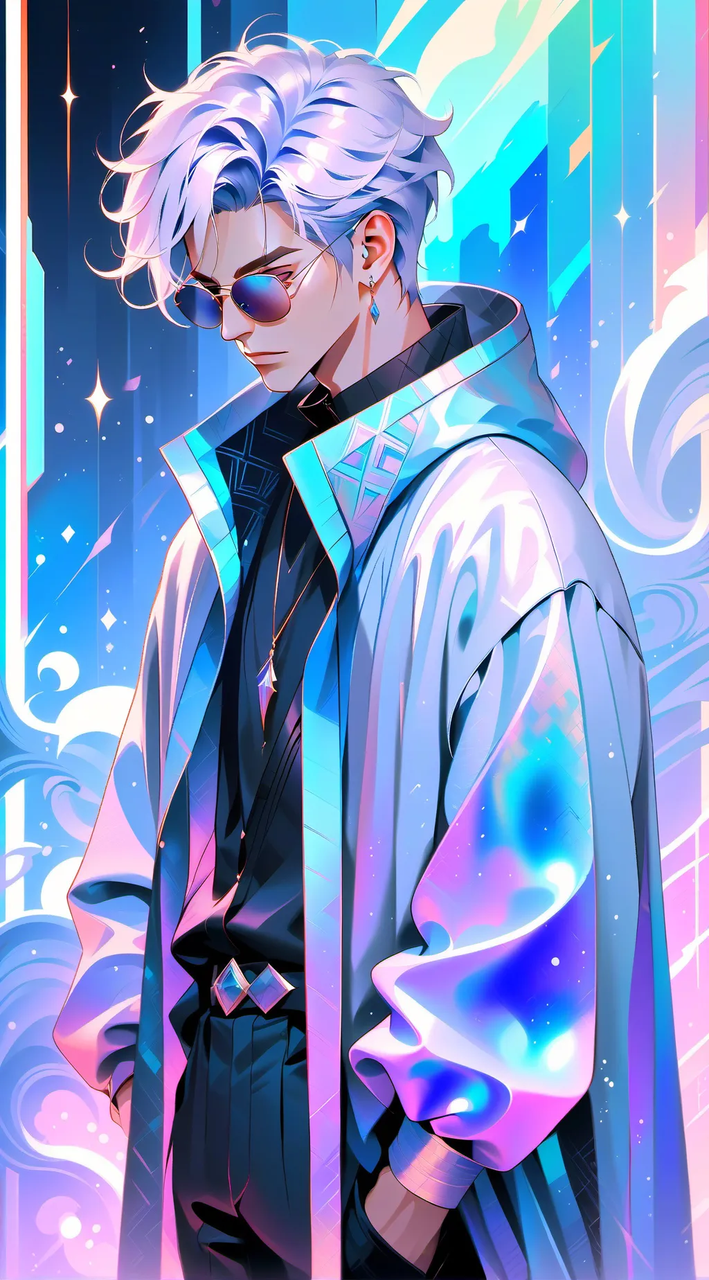 ai character: Rojo background