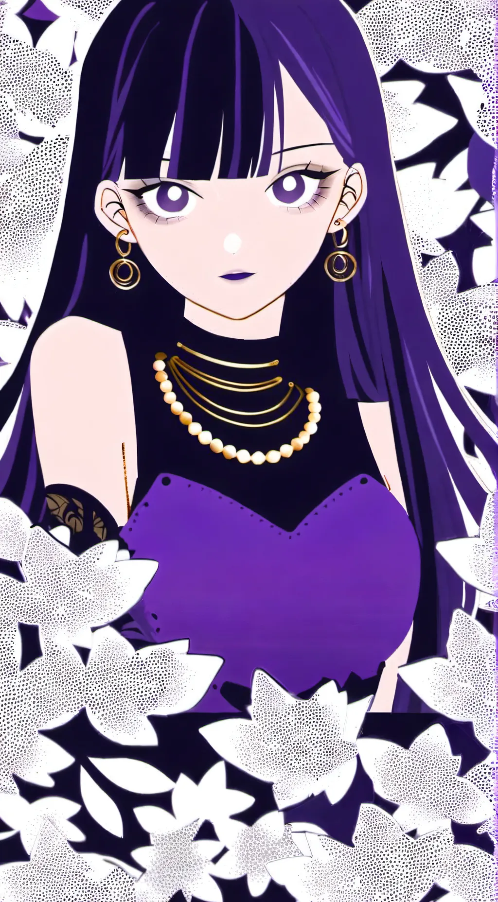 ai character: aphmau 💎🤍💜 background