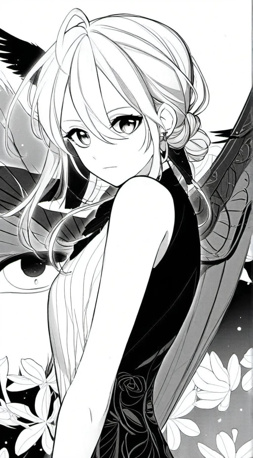 ai character: hermana de tokito  background