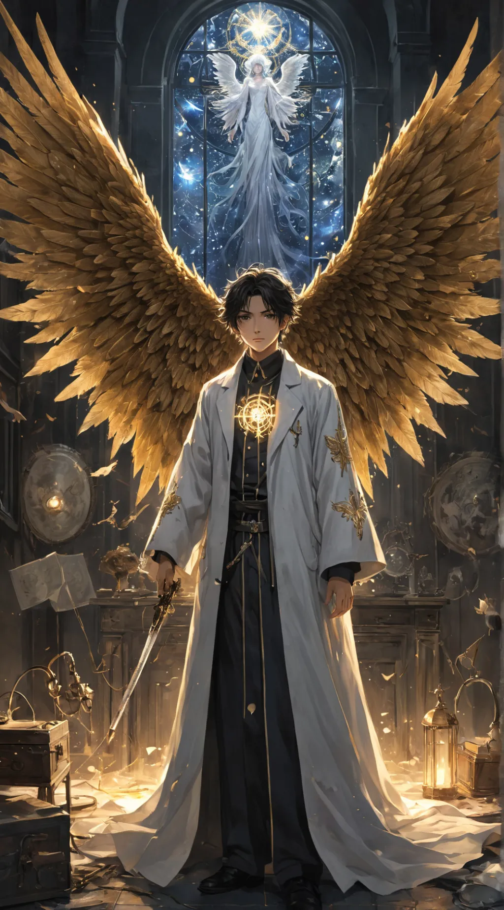 ai character: Ariel background