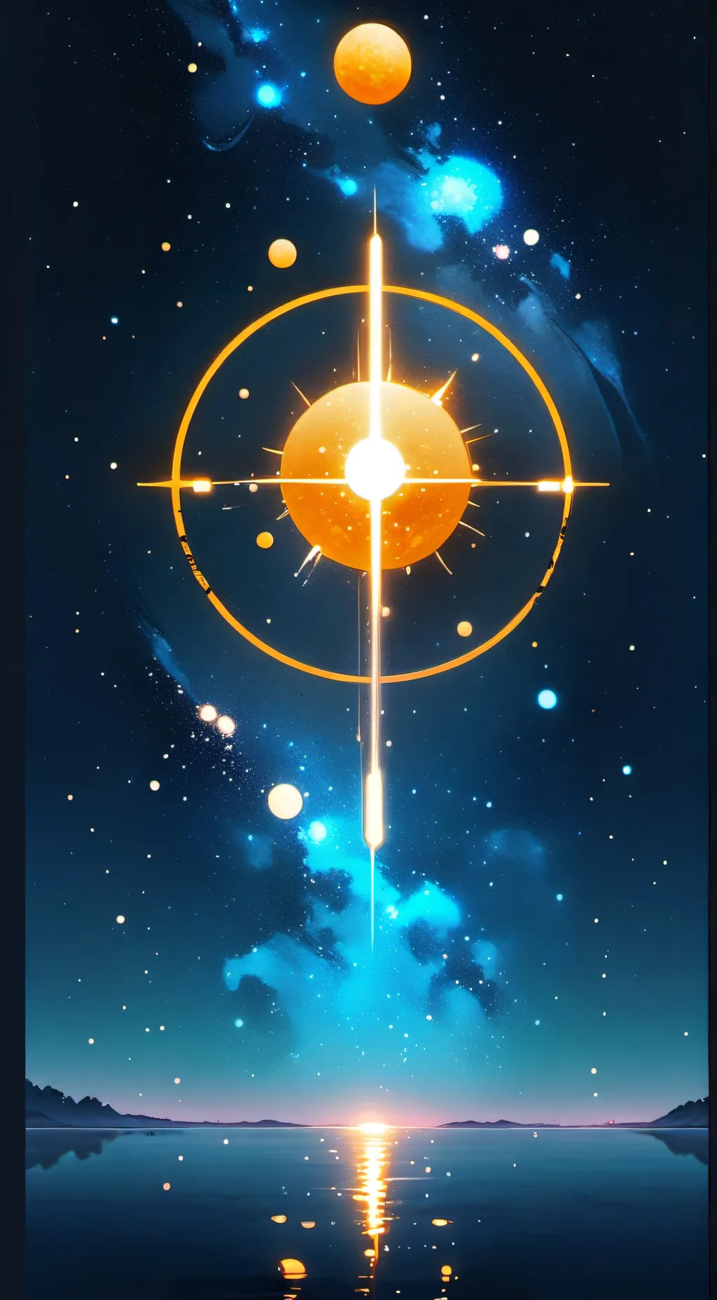 ai character: Estelar cosmos background