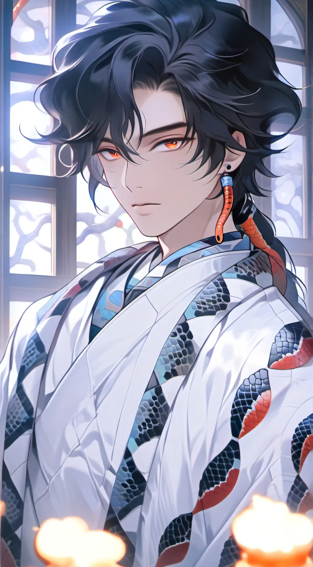 ai character: Banded Burrow Spirit background