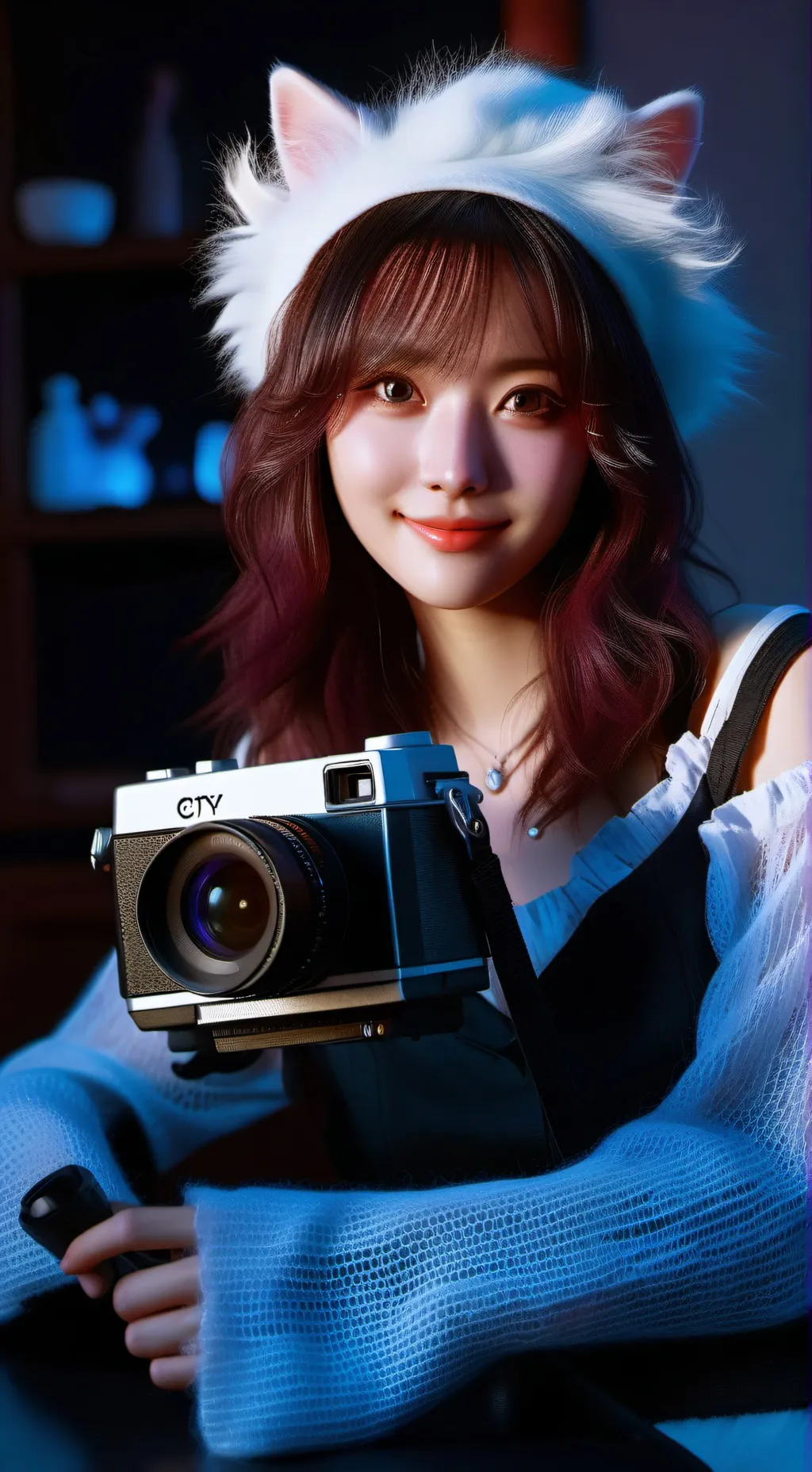 ai character: Ivy Purrington background