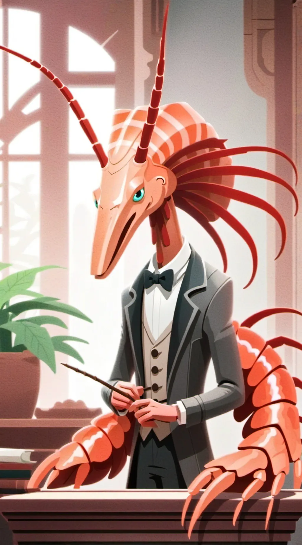 ai character: Shirmpo again  background