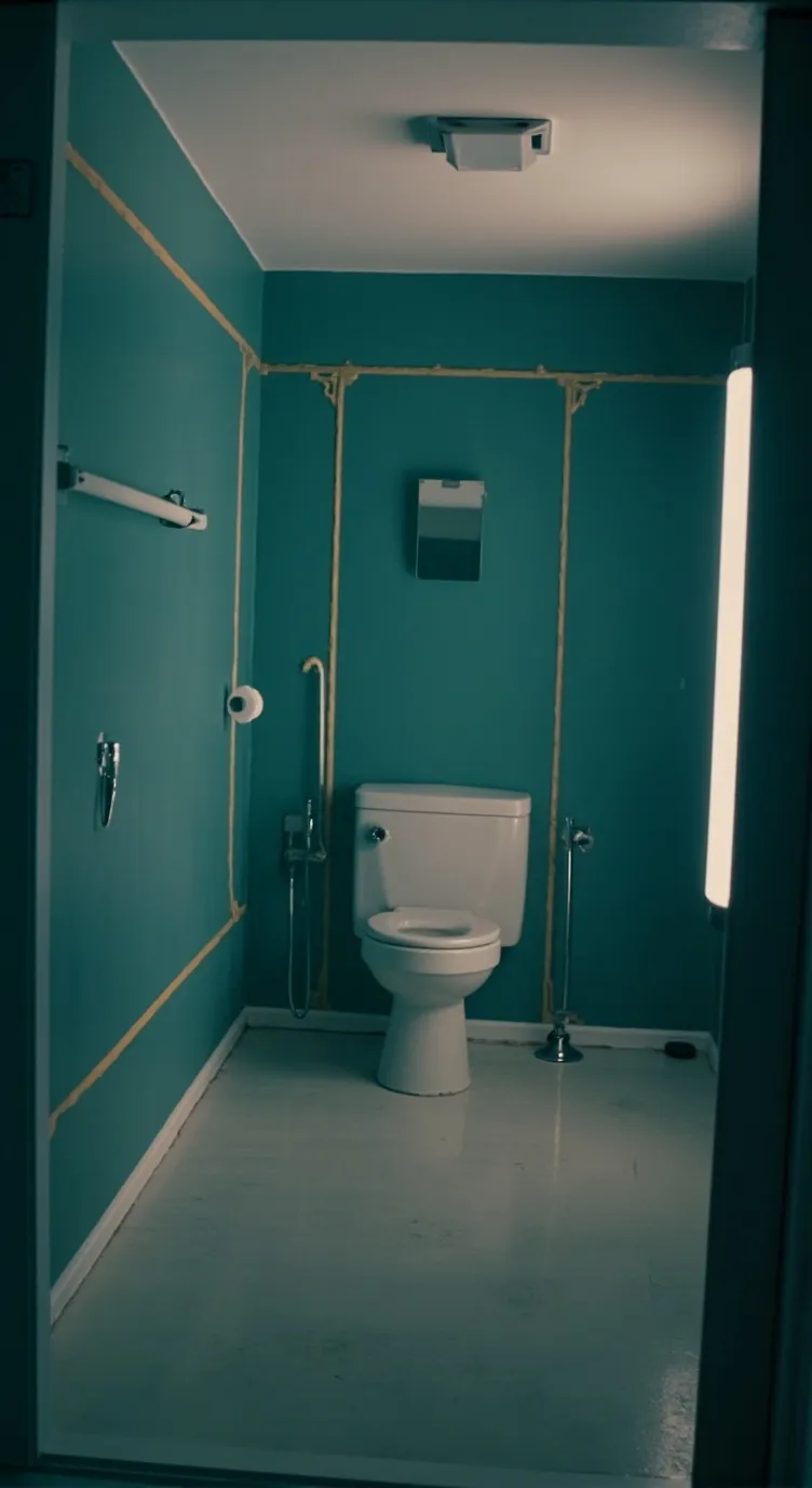 ai character: SG bathroom background