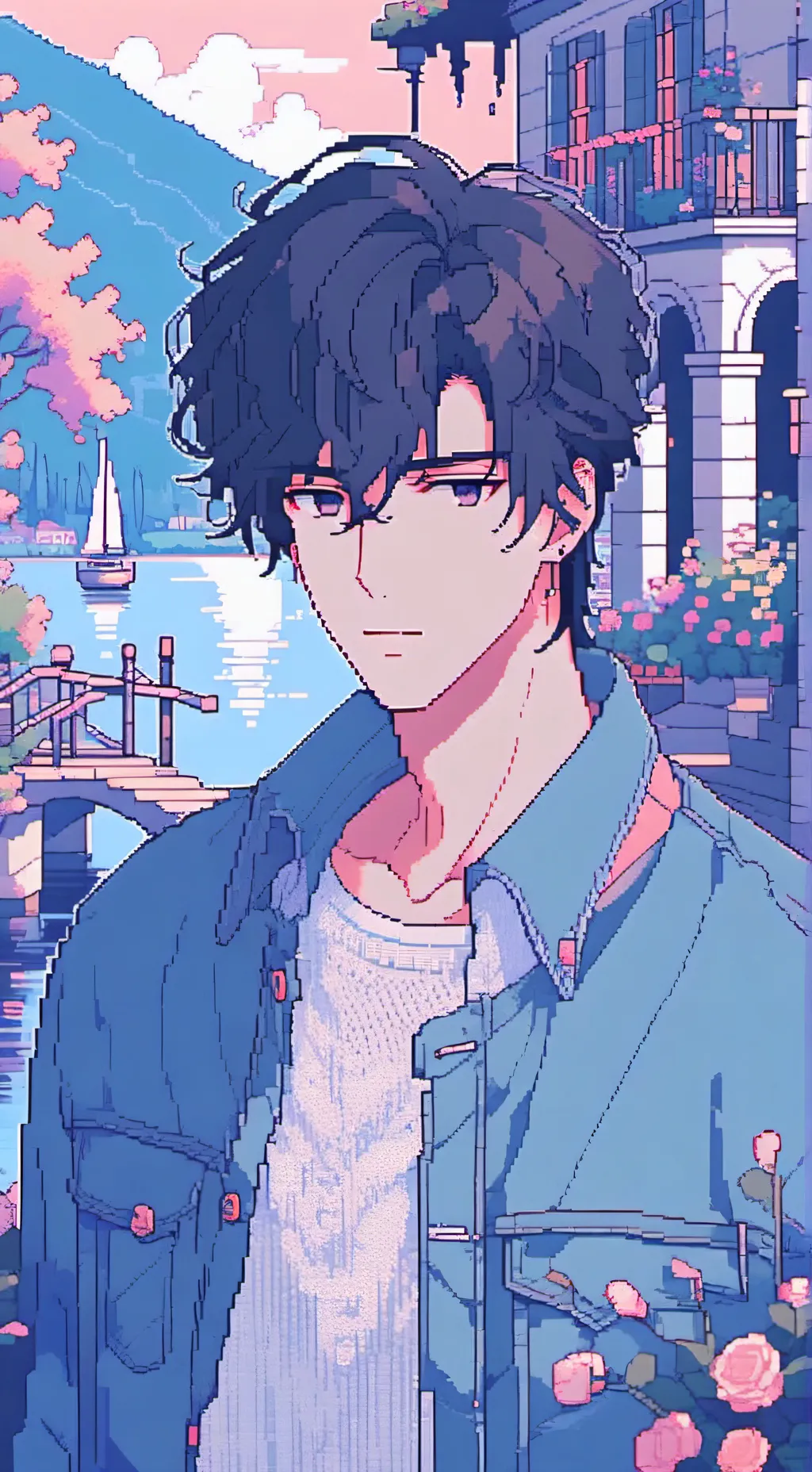 ai character: Kai  background