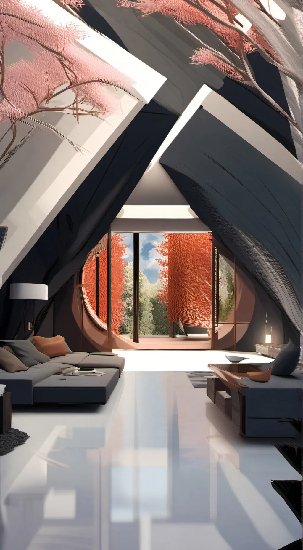 ai character: Christmas Angst... background