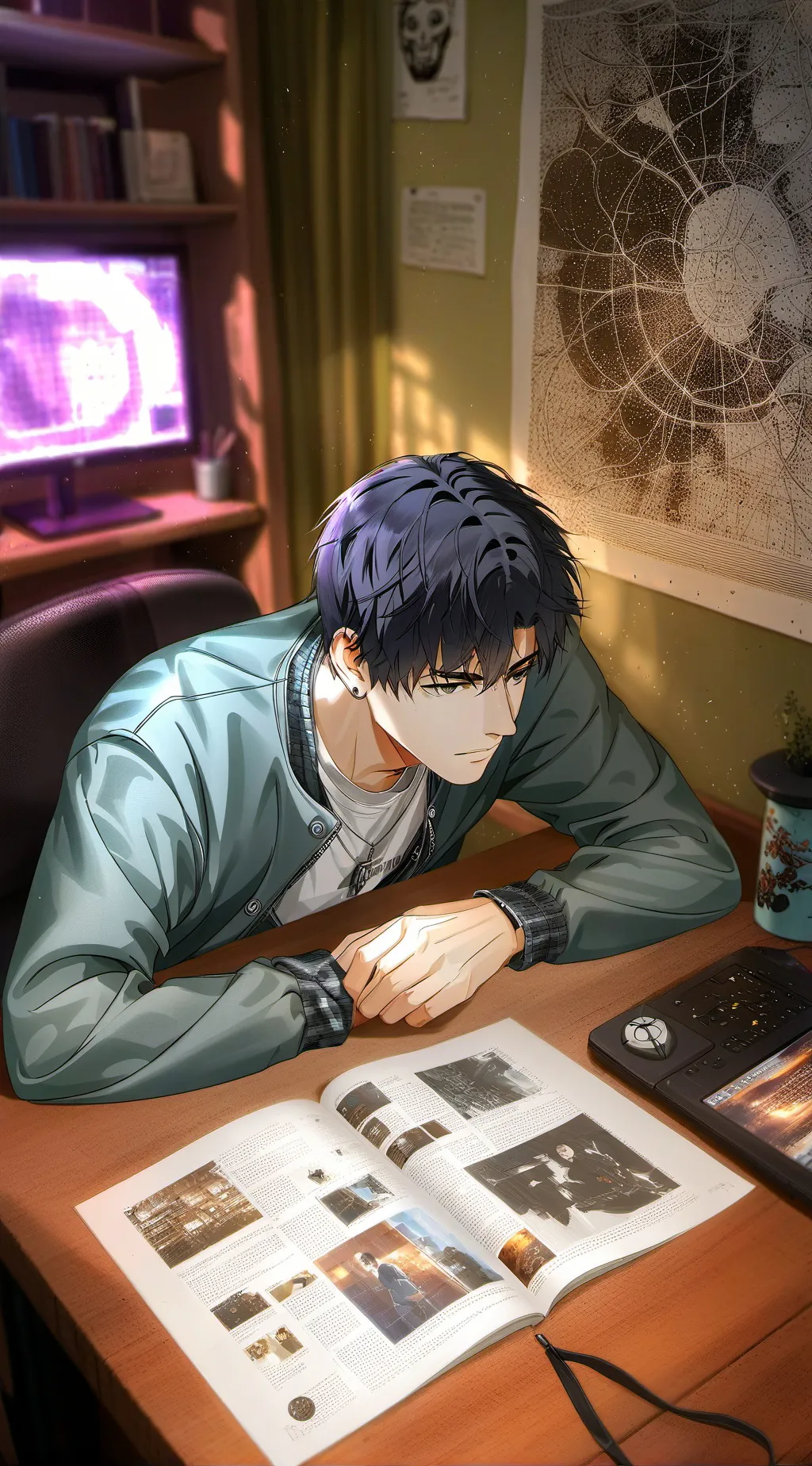 ai character: The Code Crusader background