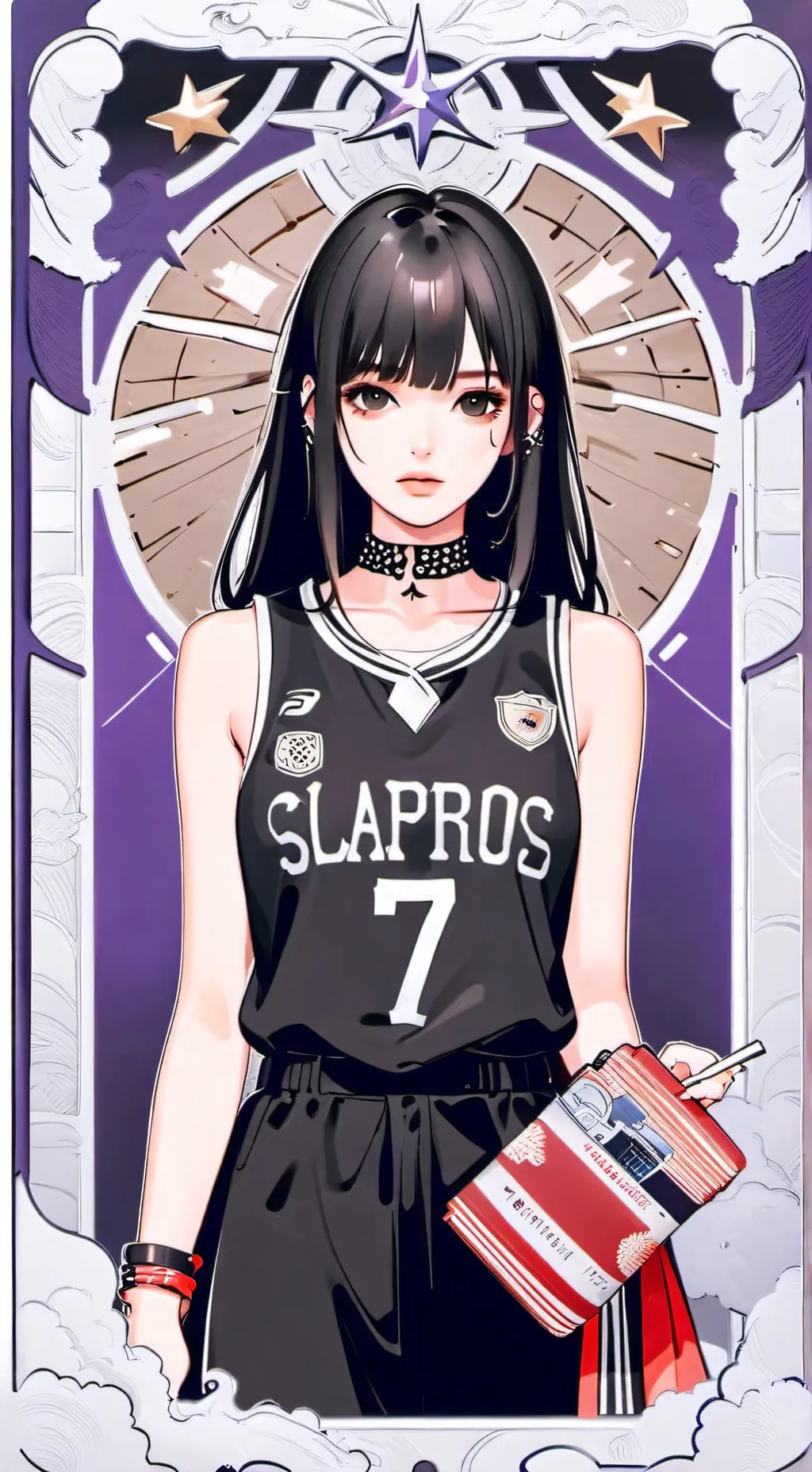 ai character: вика background